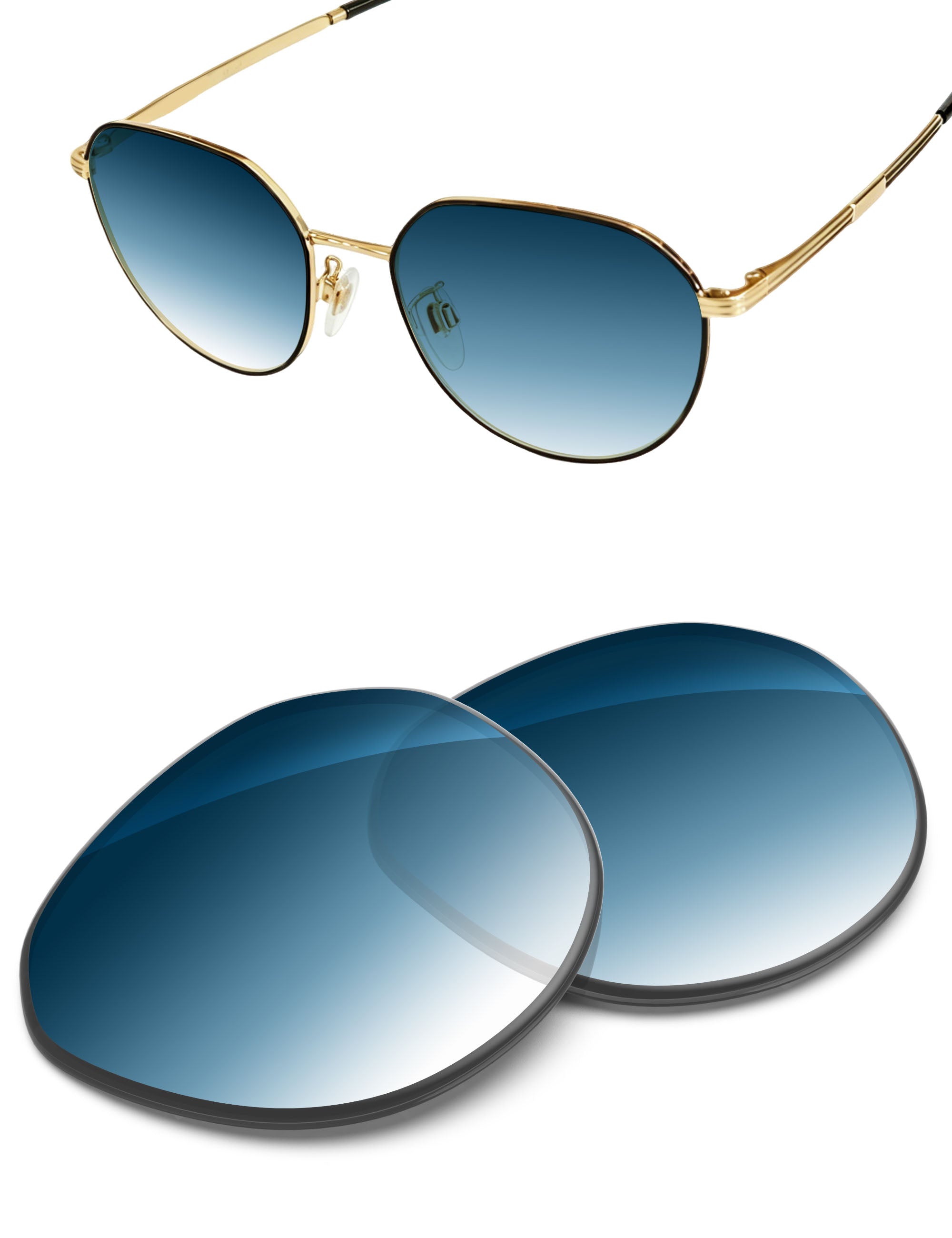 Blue Gradient-Non-Polarized