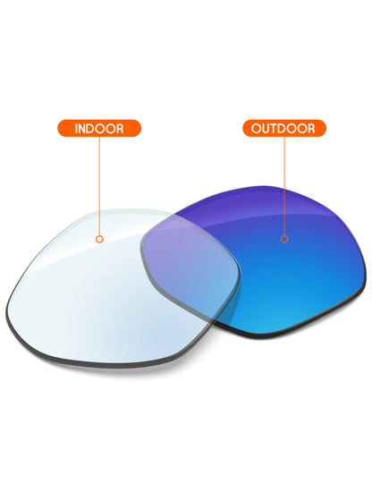 Sky Blue FlashMirror™ Photochromic-Non-Polarized
