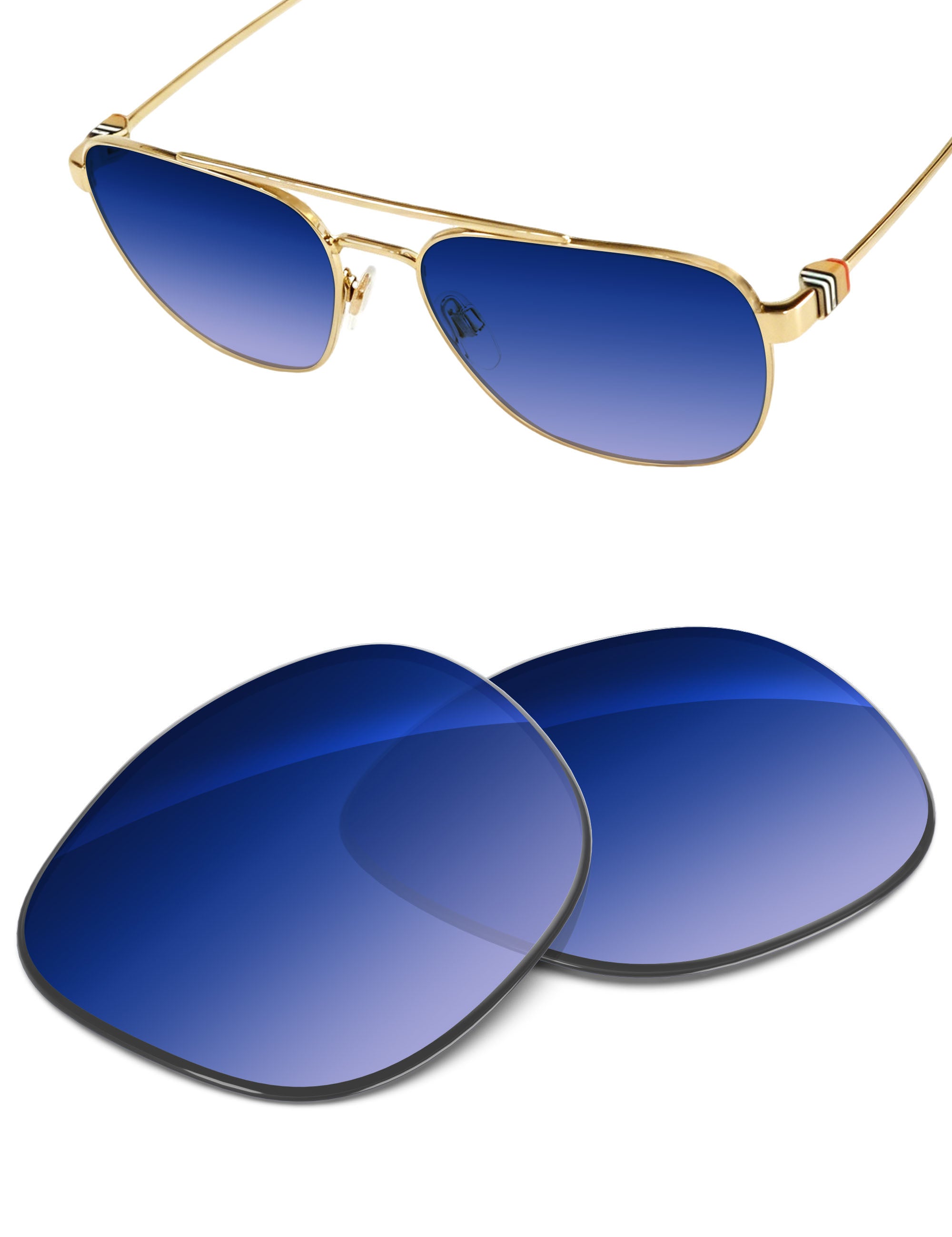 Aqua Blue Gradient-Non-Polarized