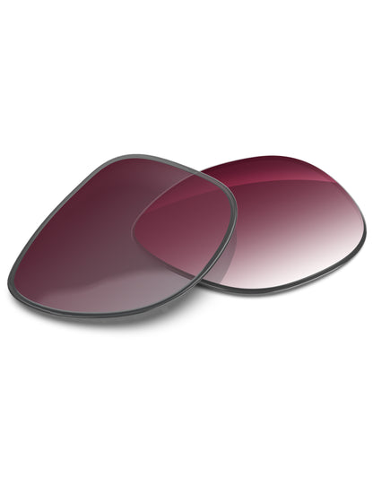 Wine Red Gradient-Non-Polarized
