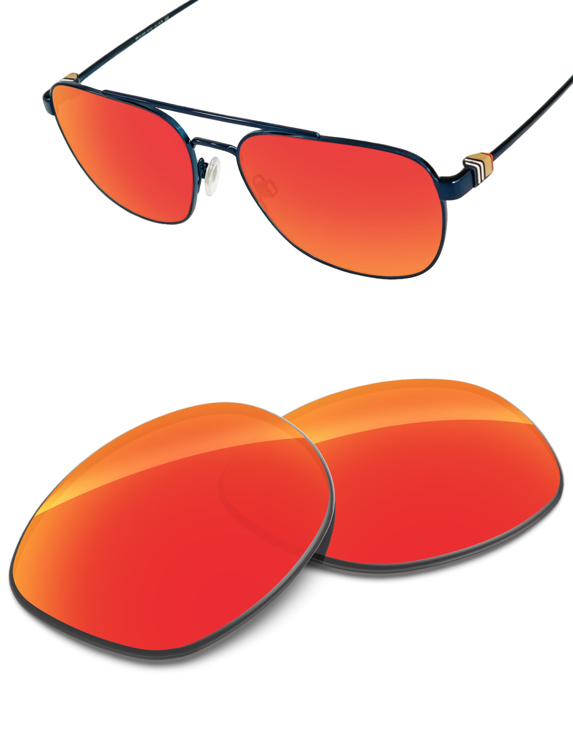Fire Red FlashMirror™-Non-Polarized