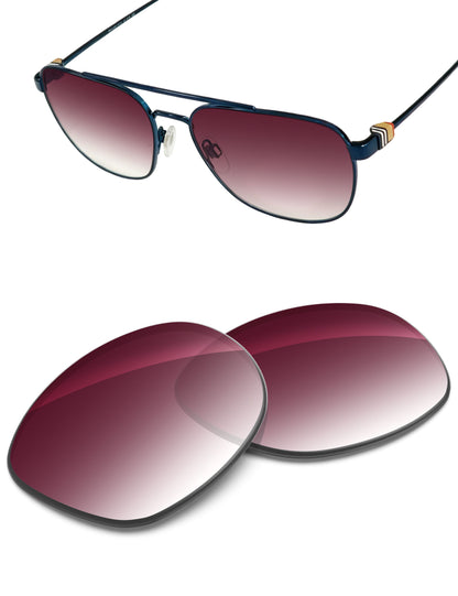Wine Red Gradient-Non-Polarized