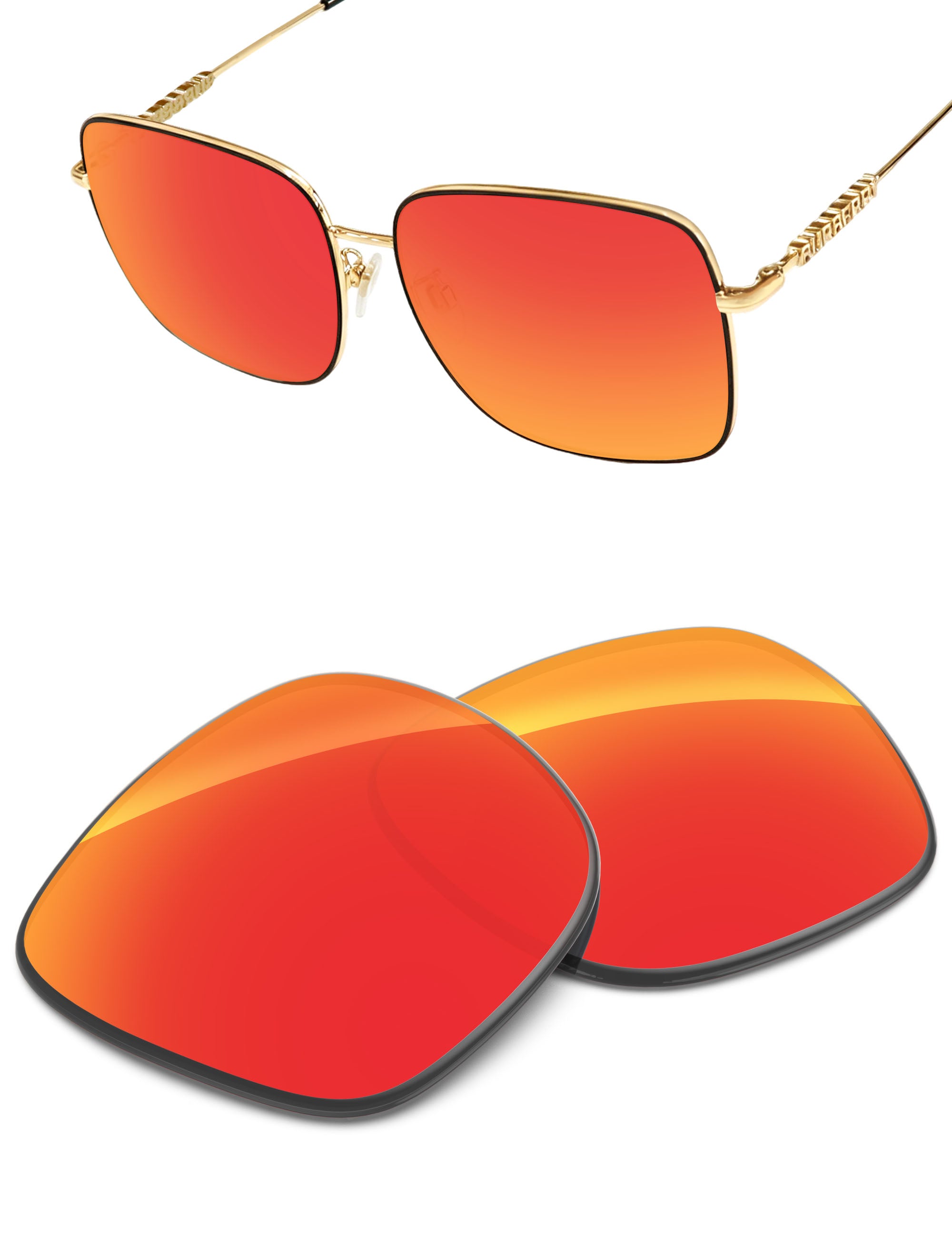 Fire Red FlashMirror™-Non-Polarized