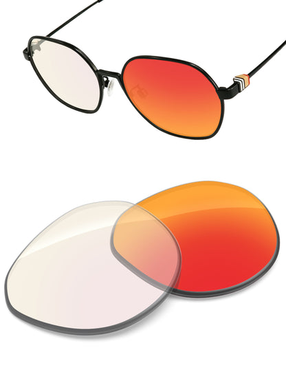 Fire Red FlashMirror™ Photochromic-Non-Polarized