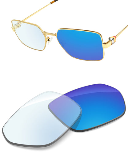 Sky Blue FlashMirror™ Photochromic-Non-Polarized