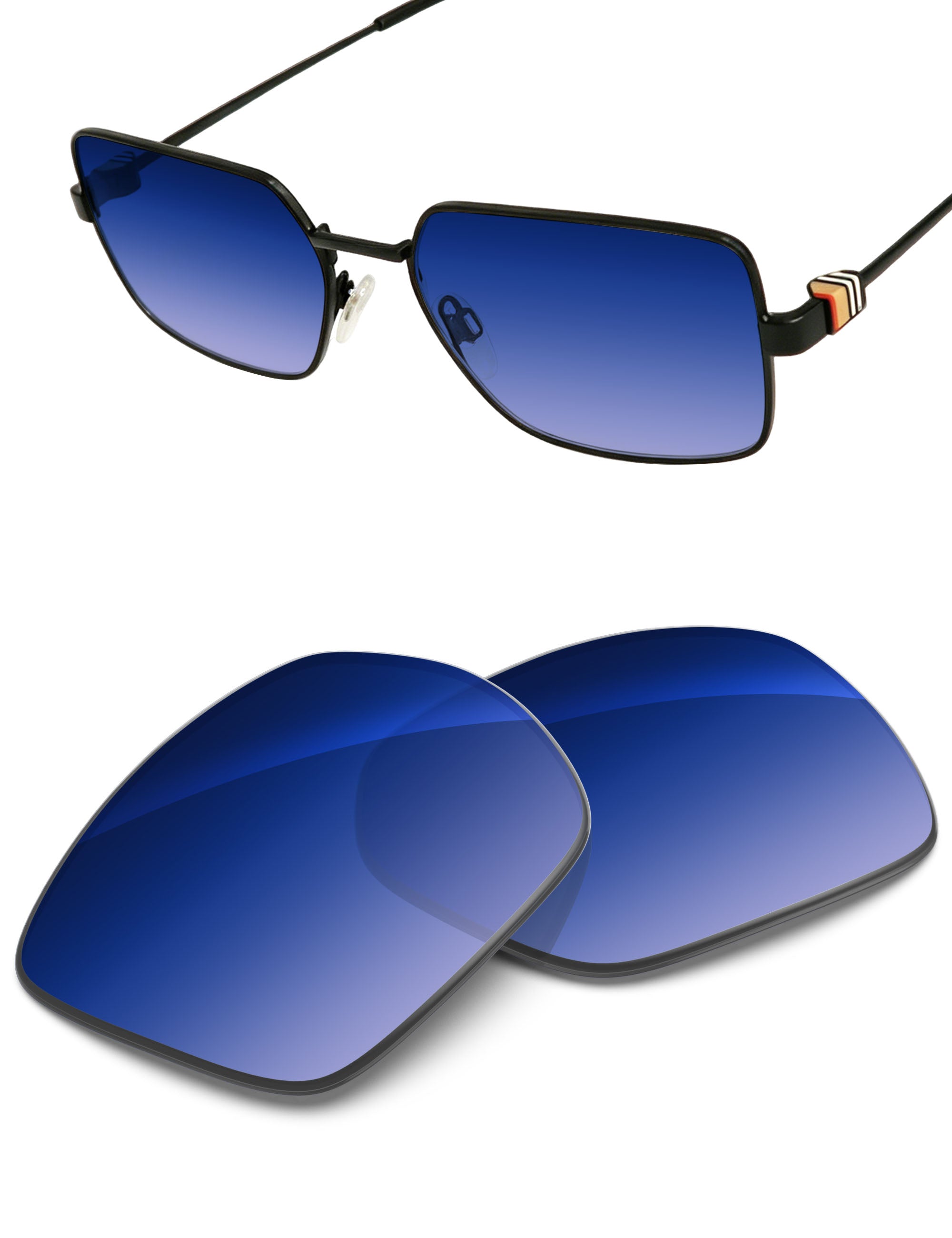 Aqua Blue Gradient-Non-Polarized