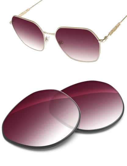 Wine Red Gradient-Non-Polarized
