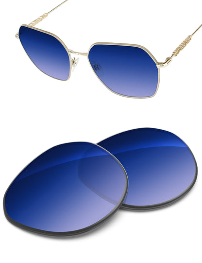 Aqua Blue Gradient-Non-Polarized