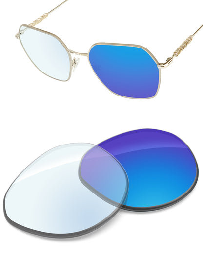 Sky Blue FlashMirror™ Photochromic-Non-Polarized