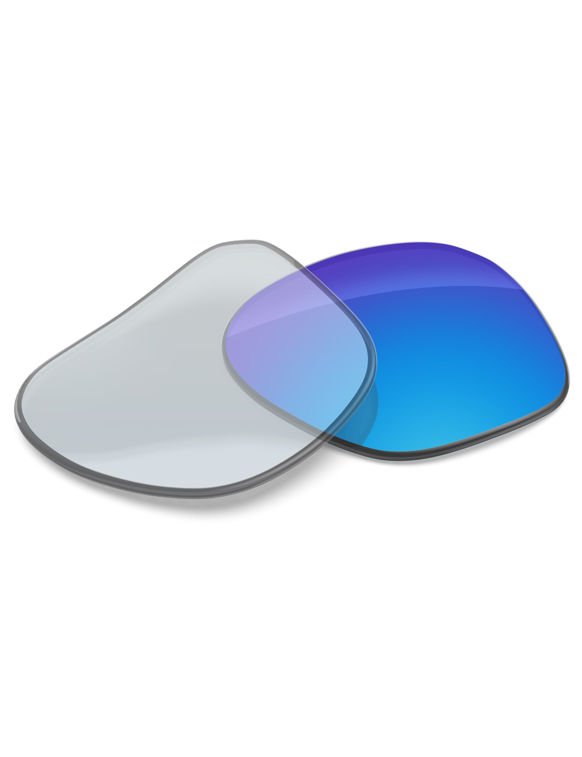 Sky Blue FlashMirror™ Photochromic-Non-Polarized