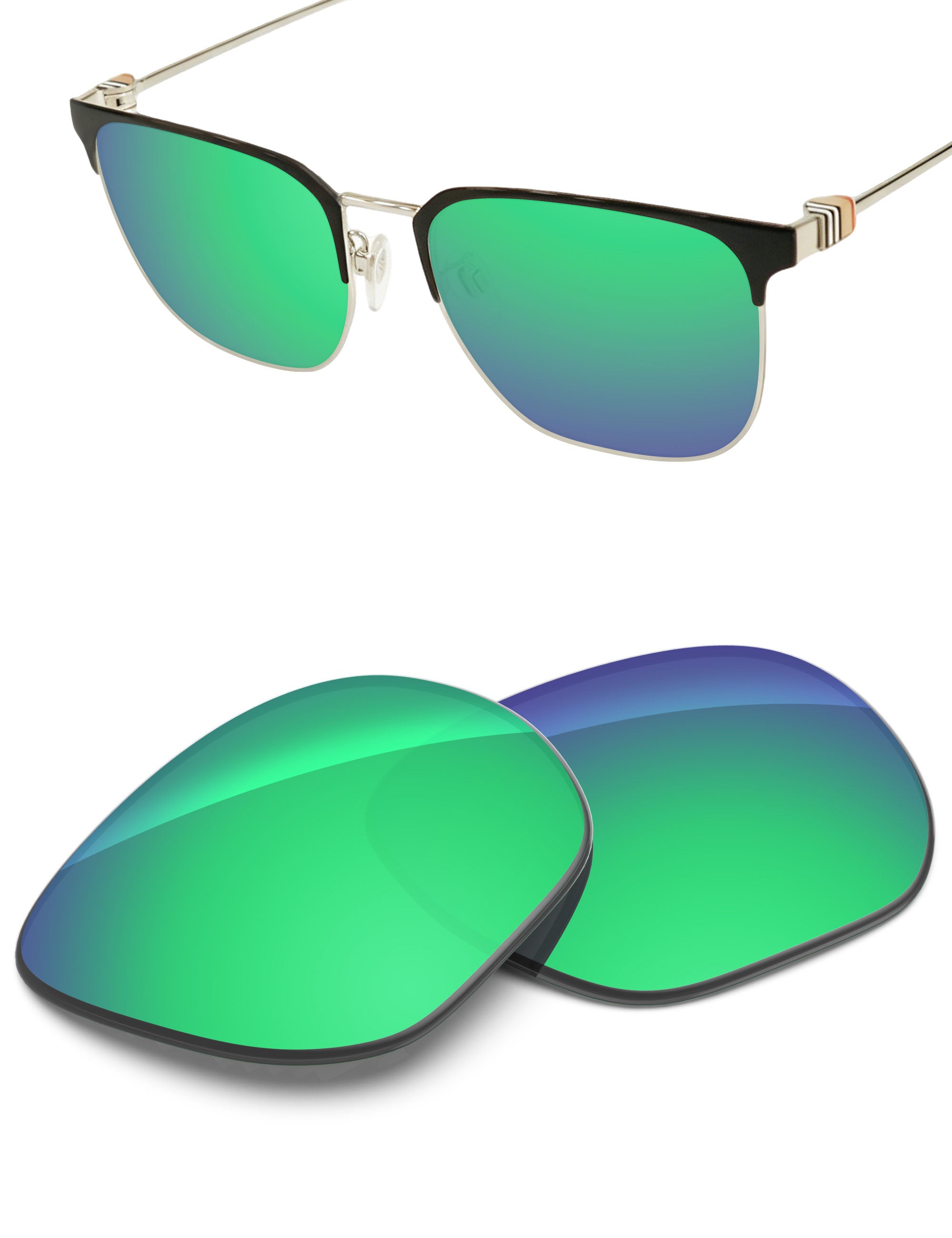 Emerald Green FlashMirror™-Non-Polarized