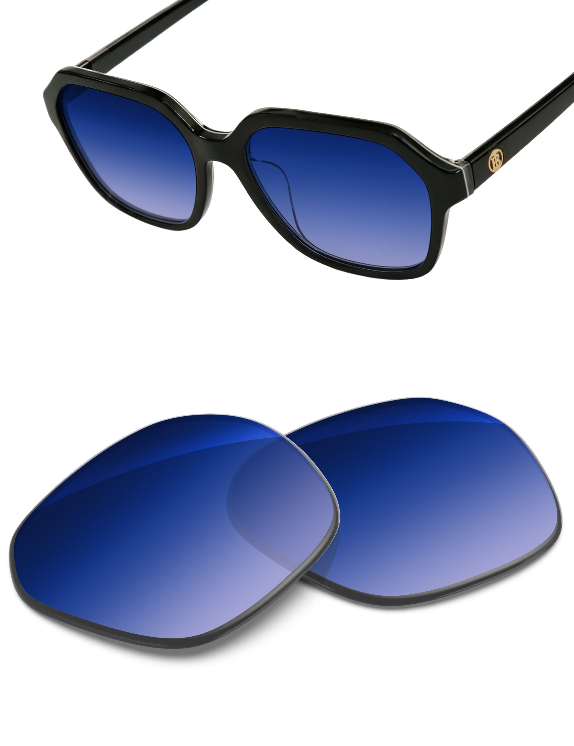 Aqua Blue Gradient-Non-Polarized