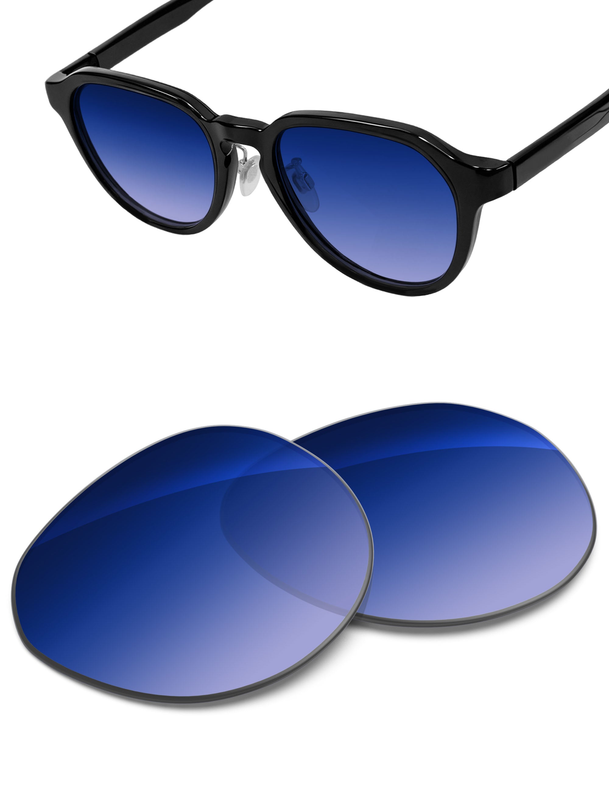 Aqua Blue Gradient-Non-Polarized