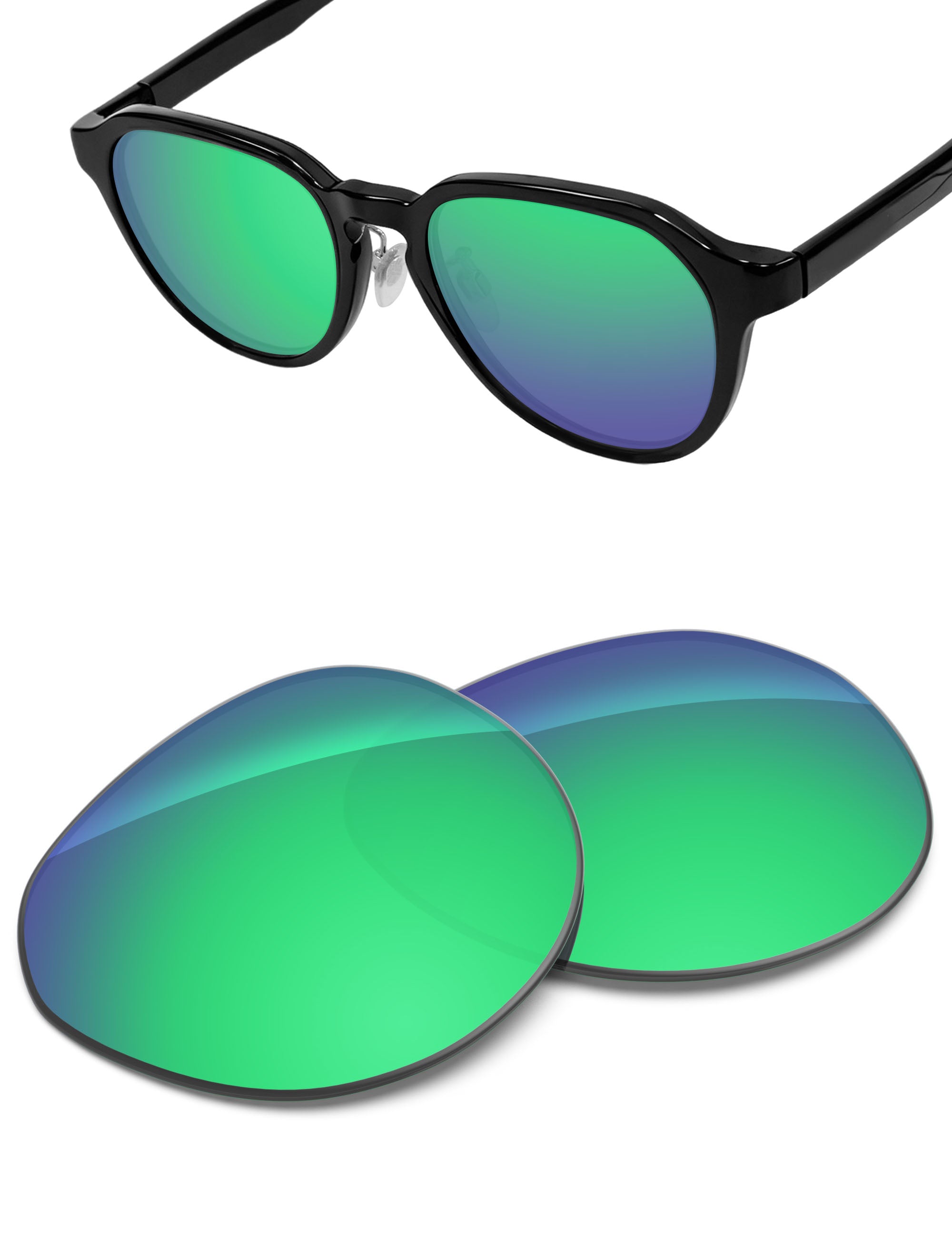 Emerald Green FlashMirror™-Non-Polarized
