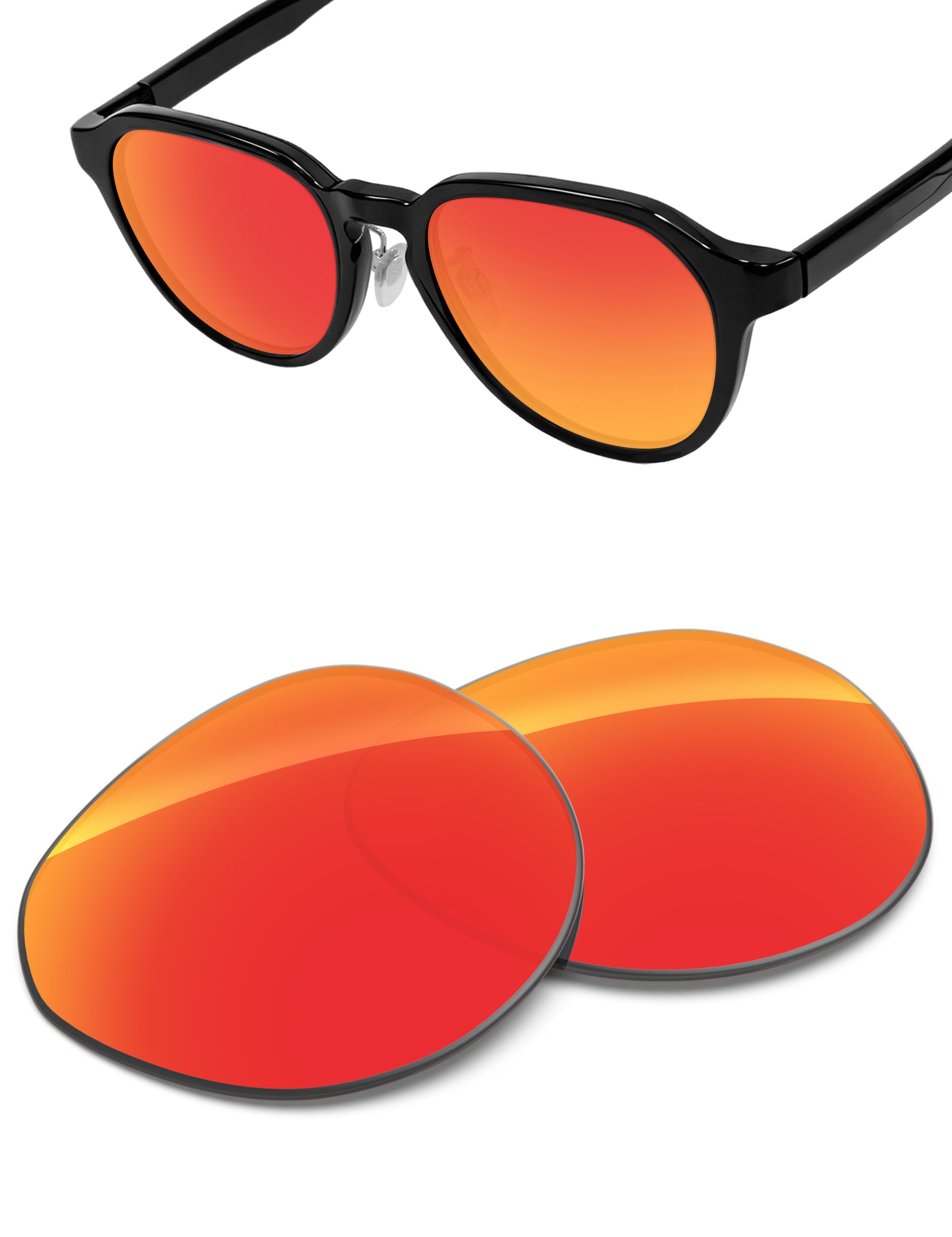 Fire Red FlashMirror™-Non-Polarized