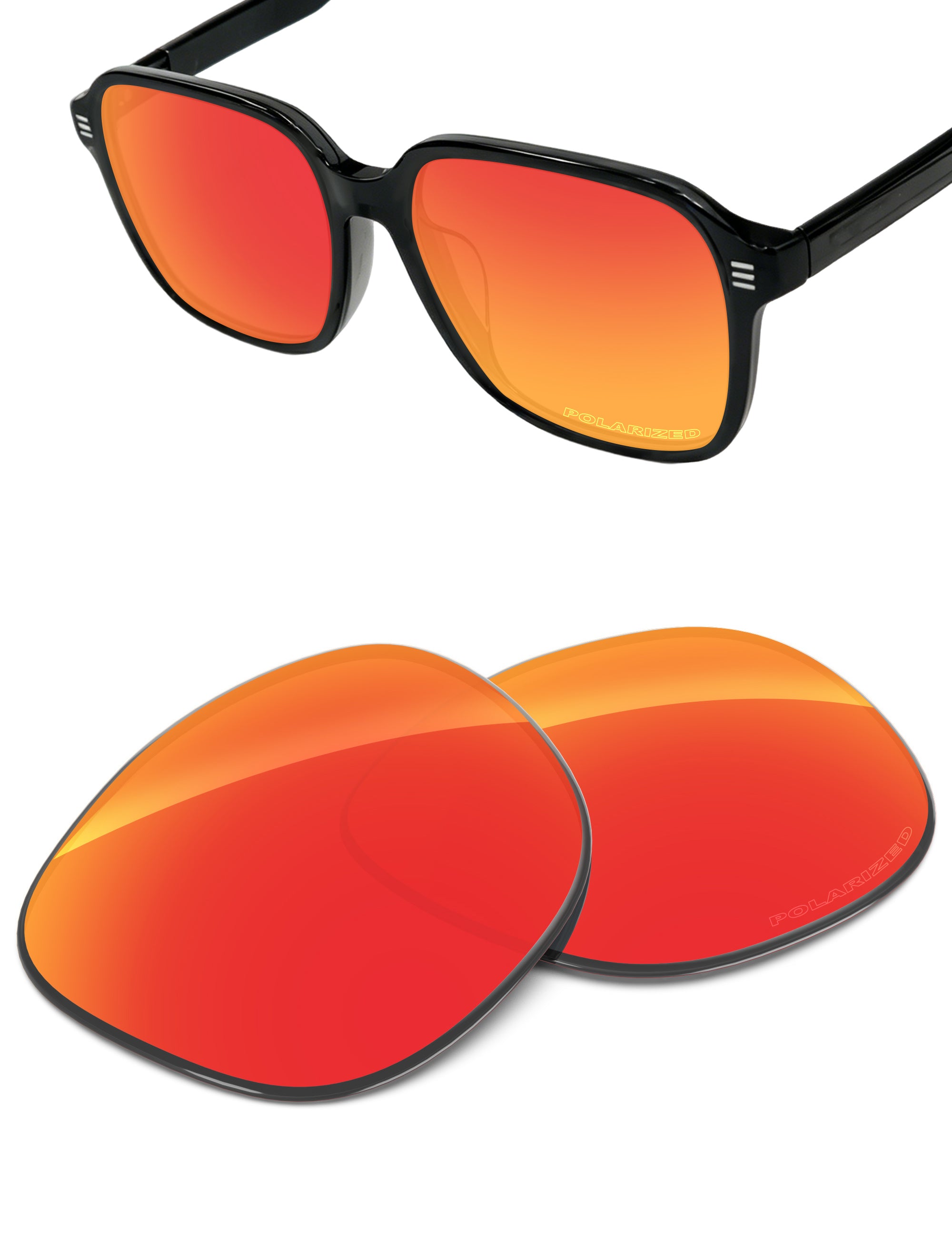 Fire Red FlashMirror™-Polarized