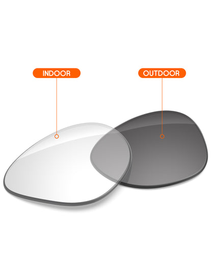 Adapt Gray Photochromic Blue Light Blocking-Non-Polarized