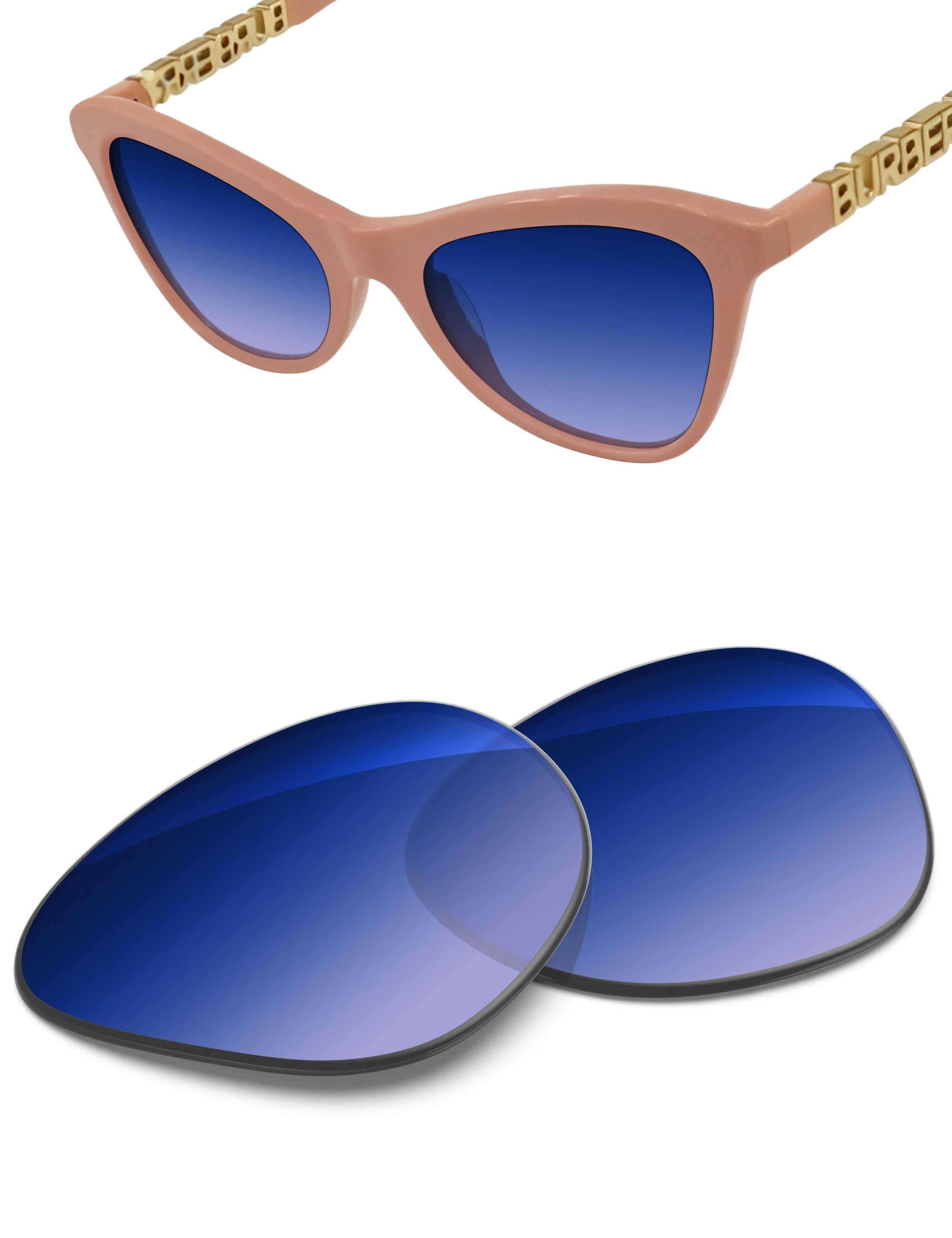 Aqua Blue Gradient-Non-Polarized