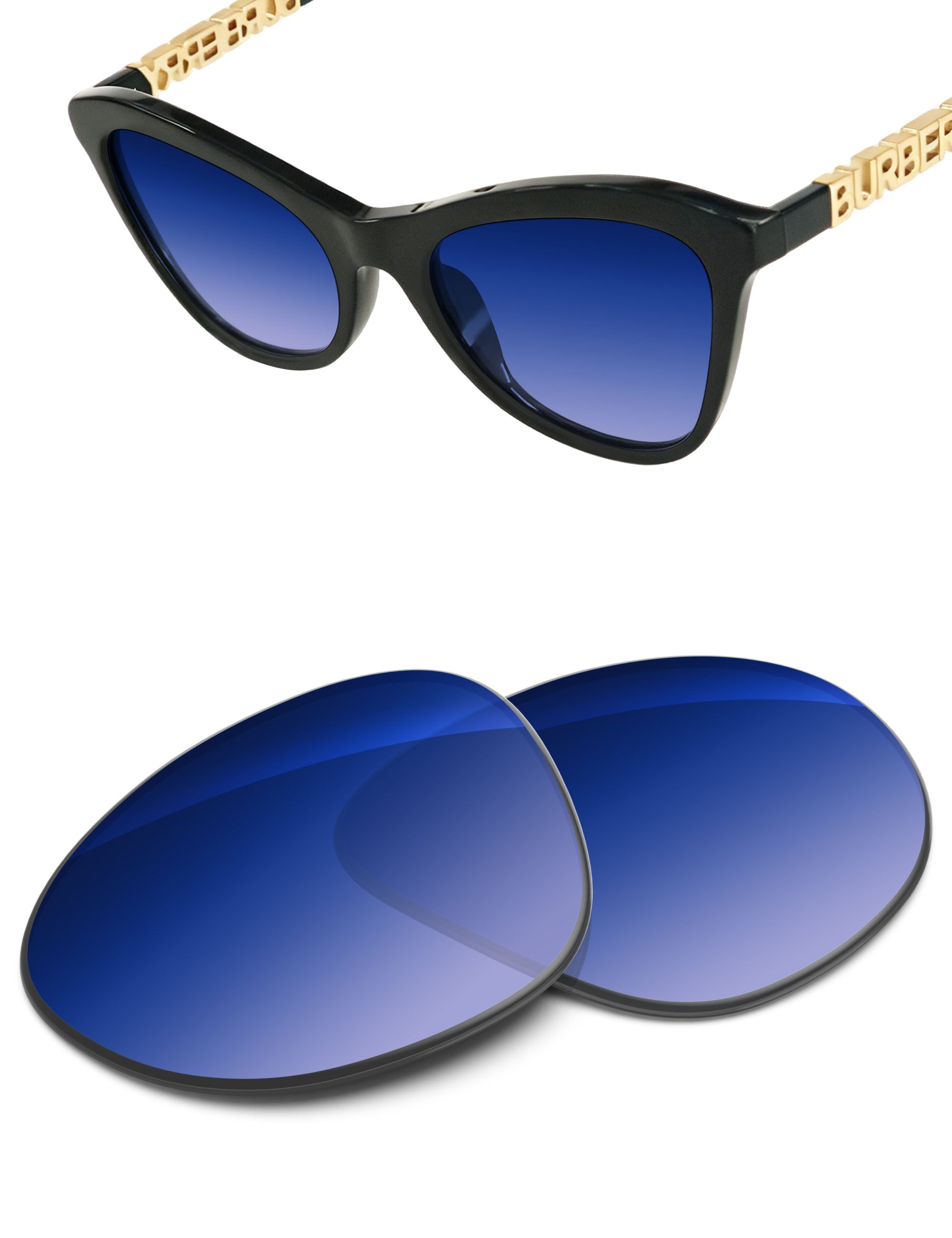 Aqua Blue Gradient-Non-Polarized