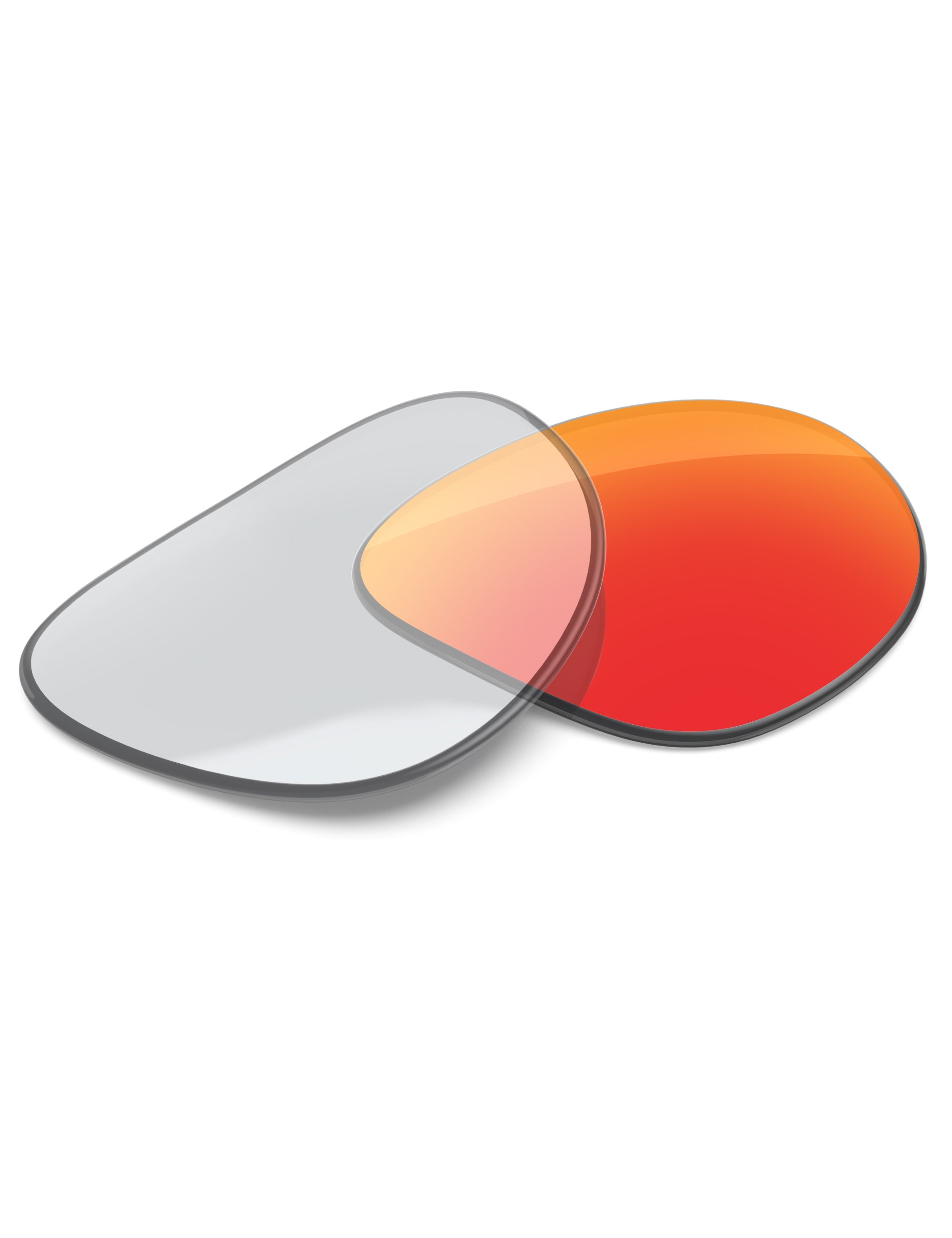 Fire Red FlashMirror™ Photochromic-Non-Polarized