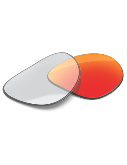 Fire Red FlashMirror™ Photochromic-Non-Polarized