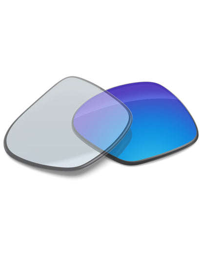 Sky Blue FlashMirror™ Photochromic-Non-Polarized