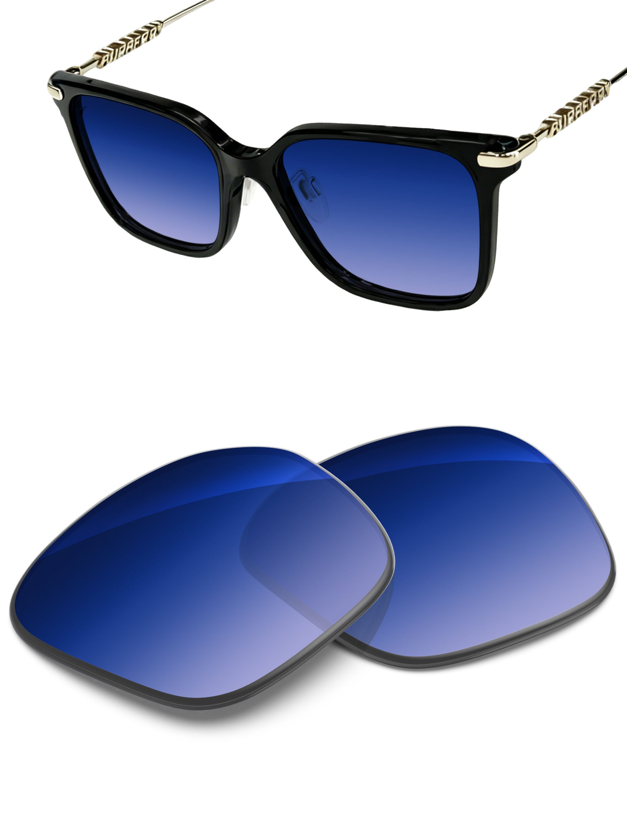 Aqua Blue Gradient-Non-Polarized