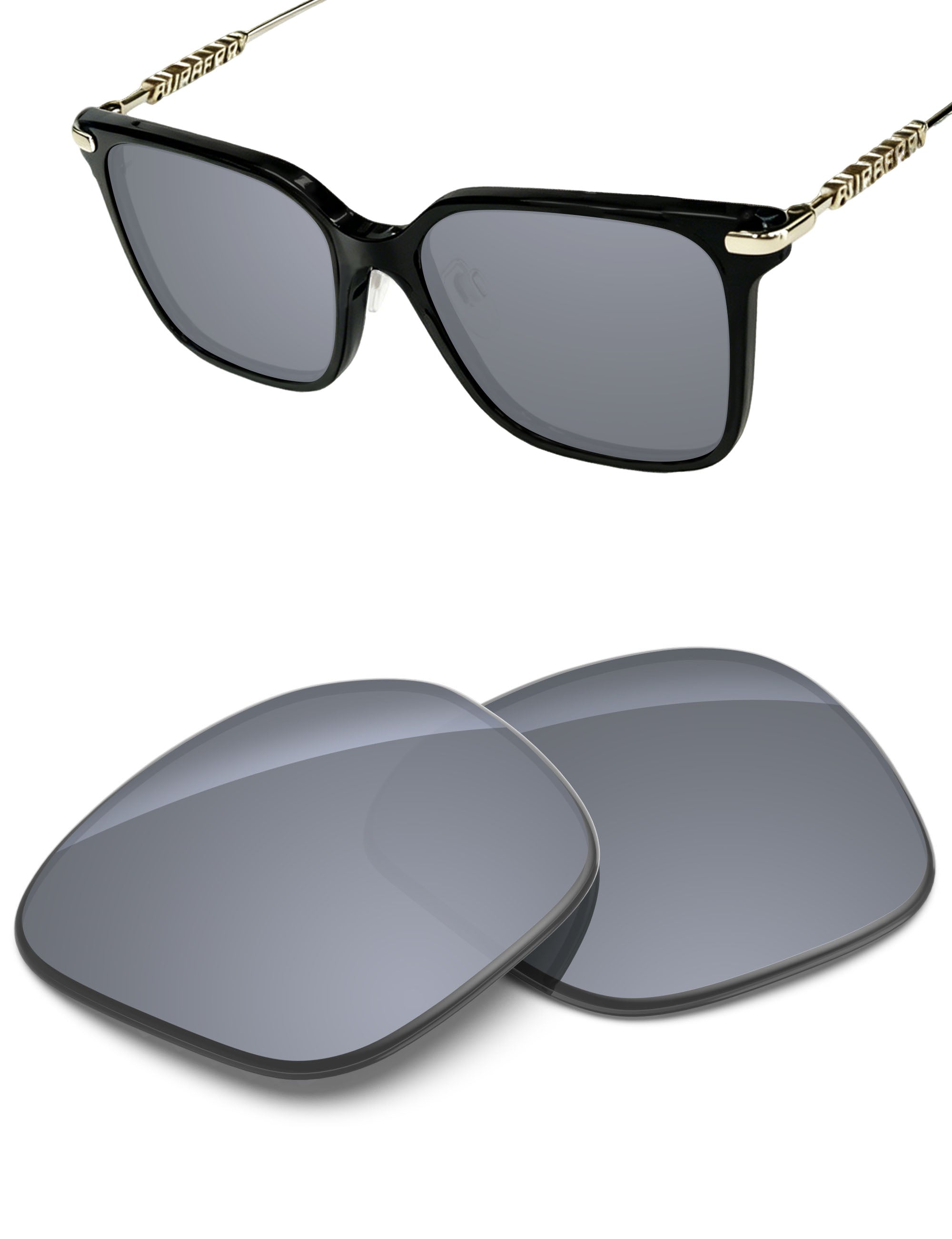 Silver Metallic FlashMirror™-Non-Polarized