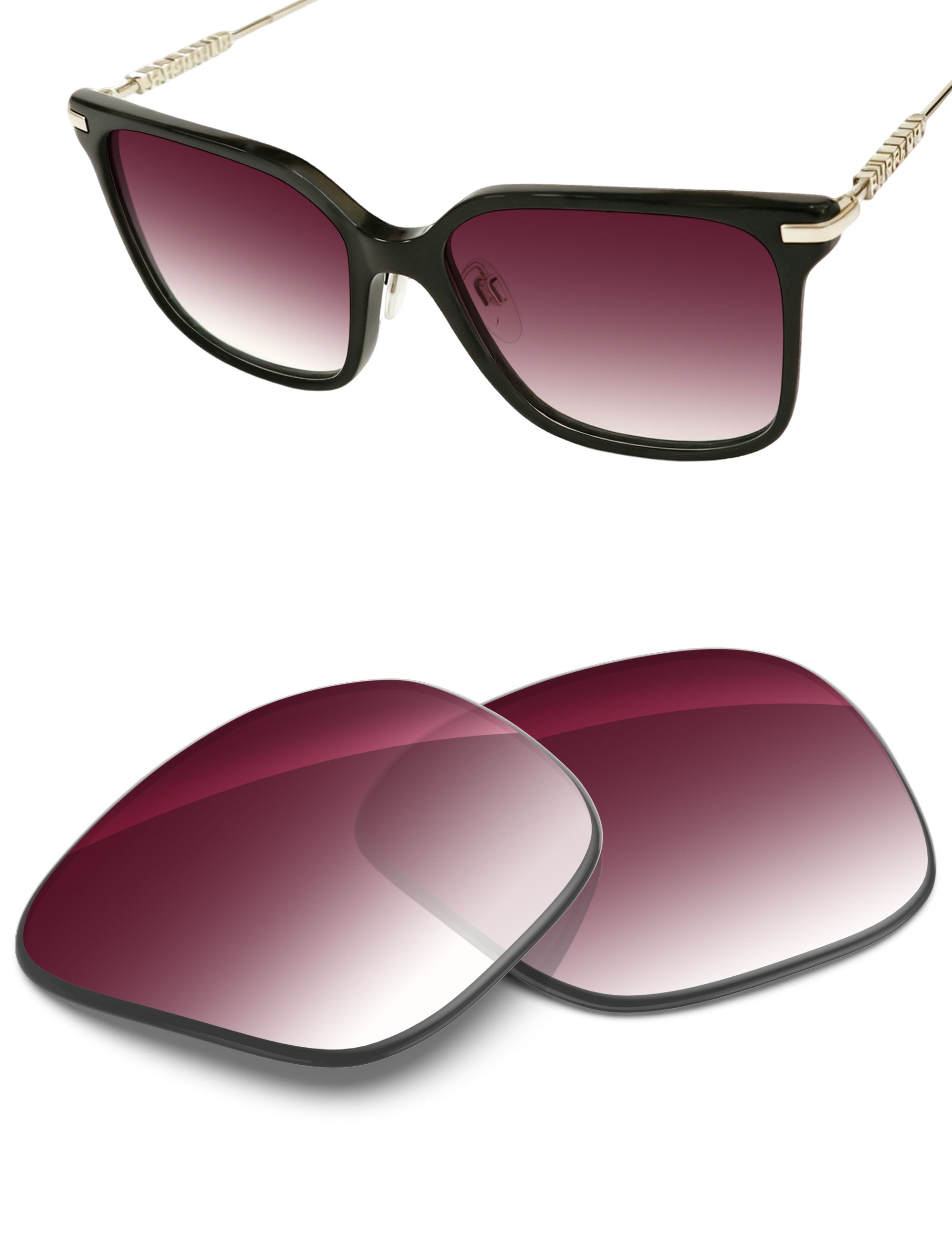 Wine Red Gradient-Non-Polarized