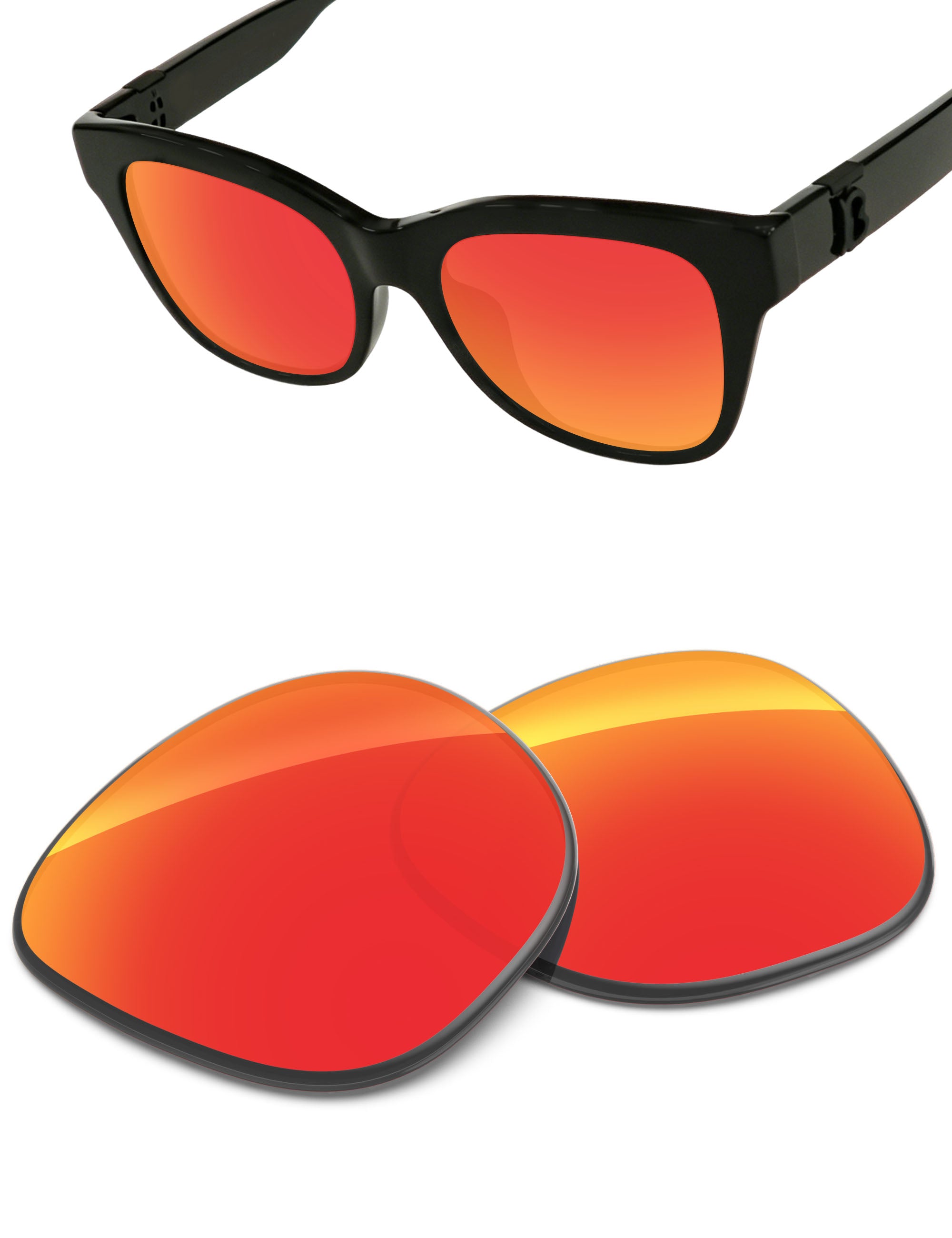 Fire Red FlashMirror™-Non-Polarized