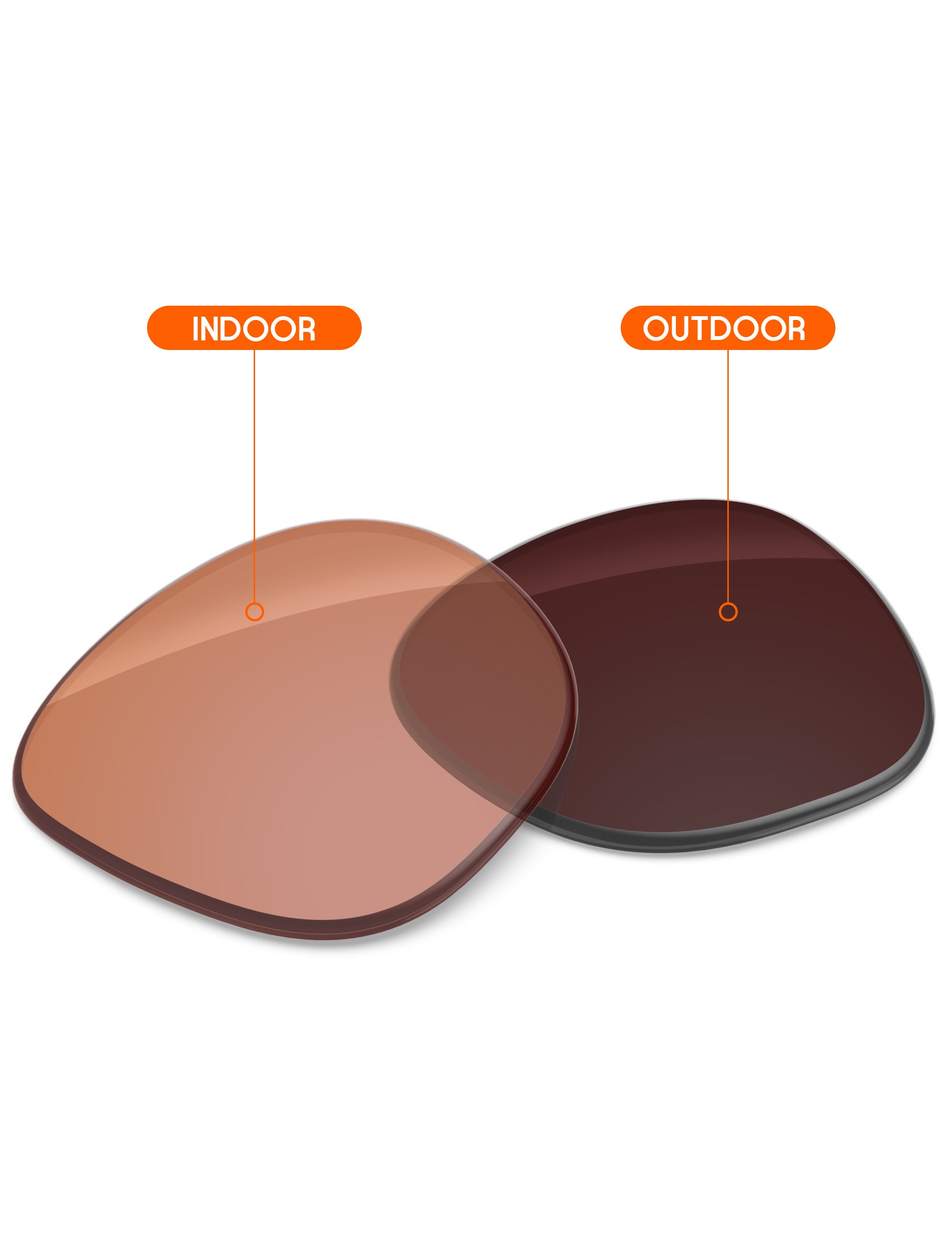 Orange Tint Photochromic-Non-Polarized