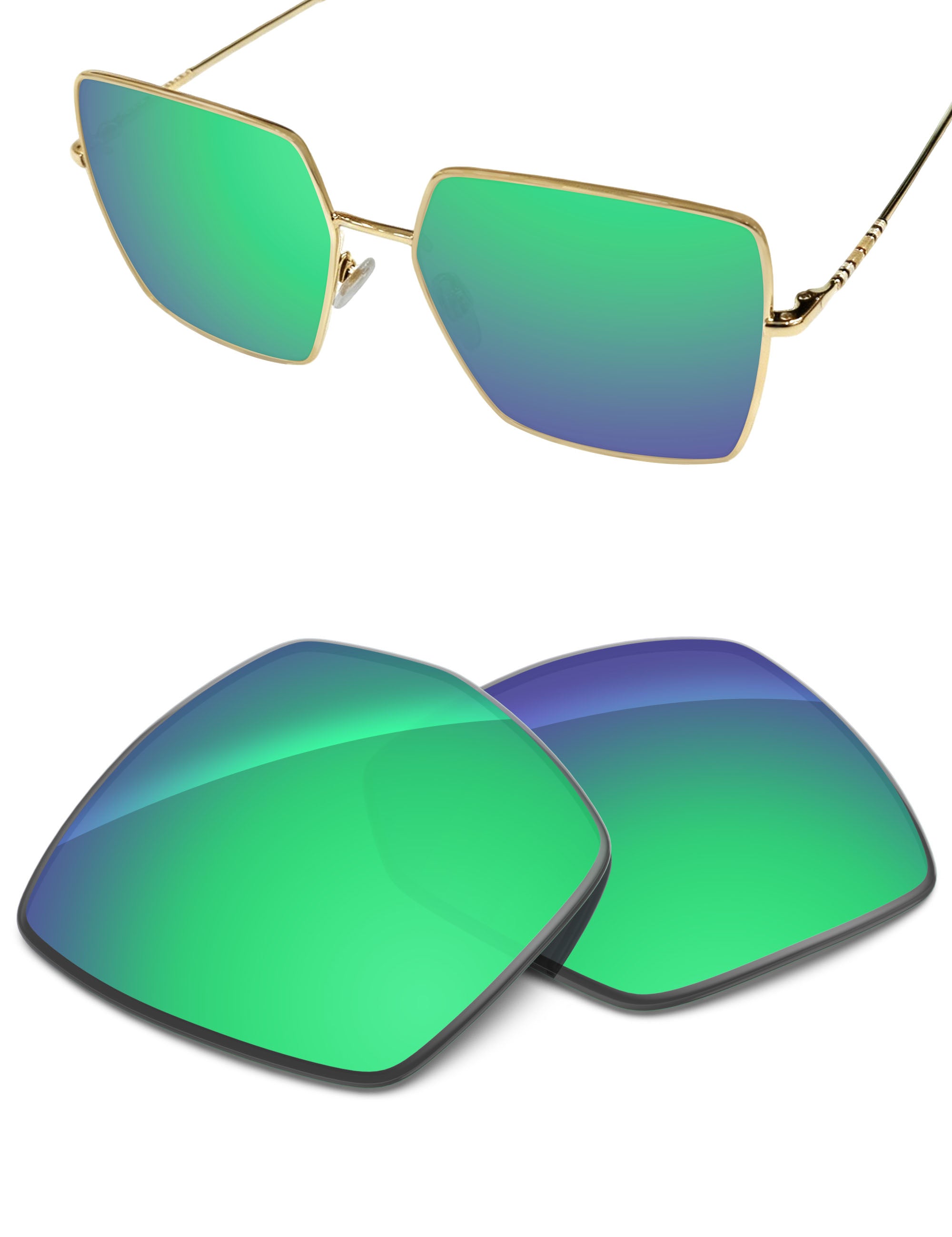 Emerald Green FlashMirror™-Non-Polarized