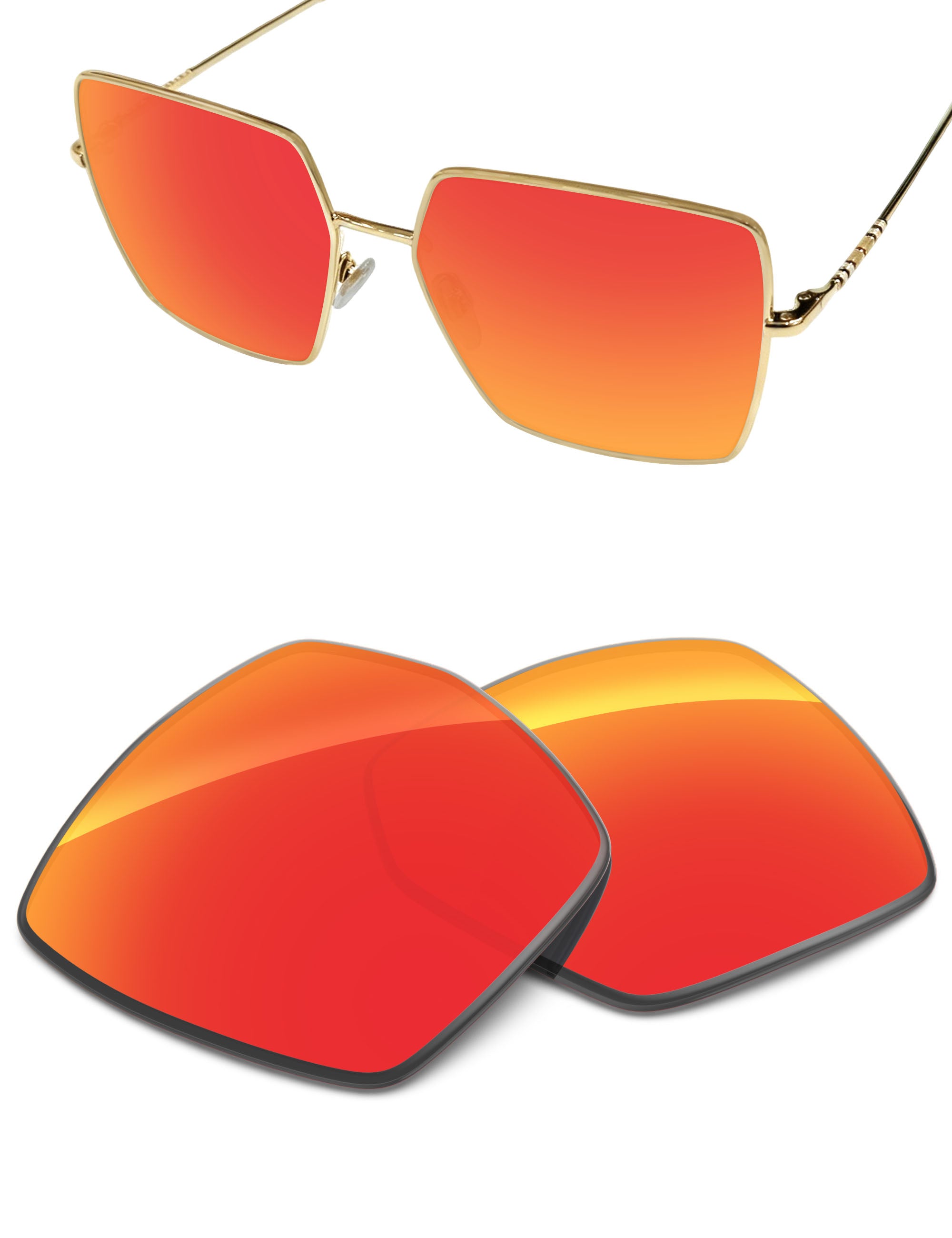 Fire Red FlashMirror™-Non-Polarized