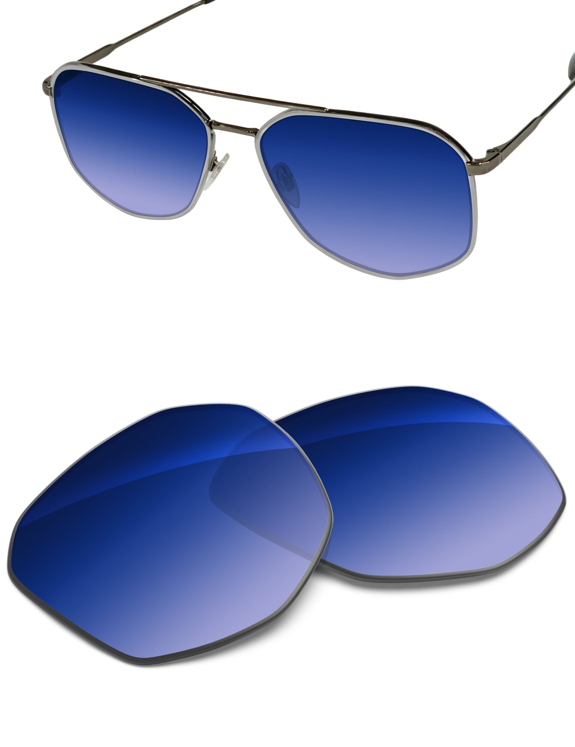 Aqua Blue Gradient-Non-Polarized