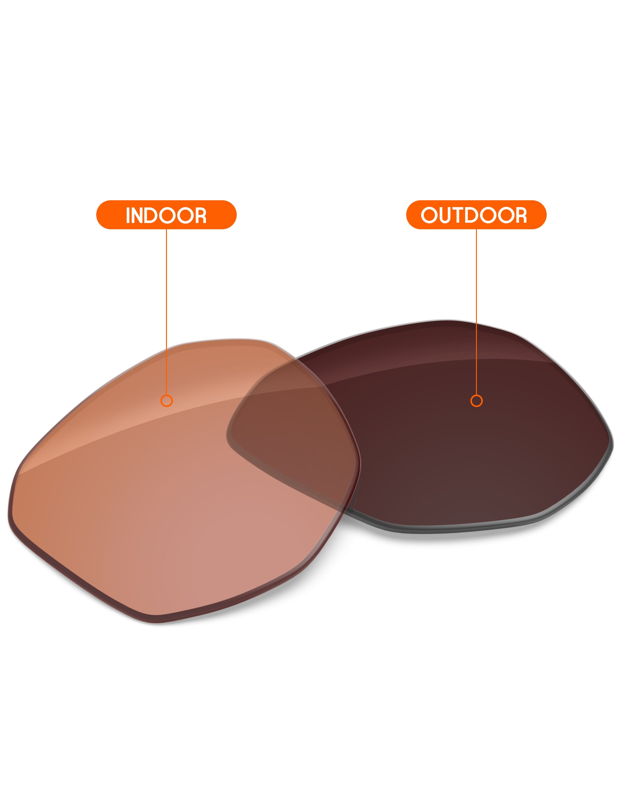 Orange Tint Photochromic-Non-Polarized