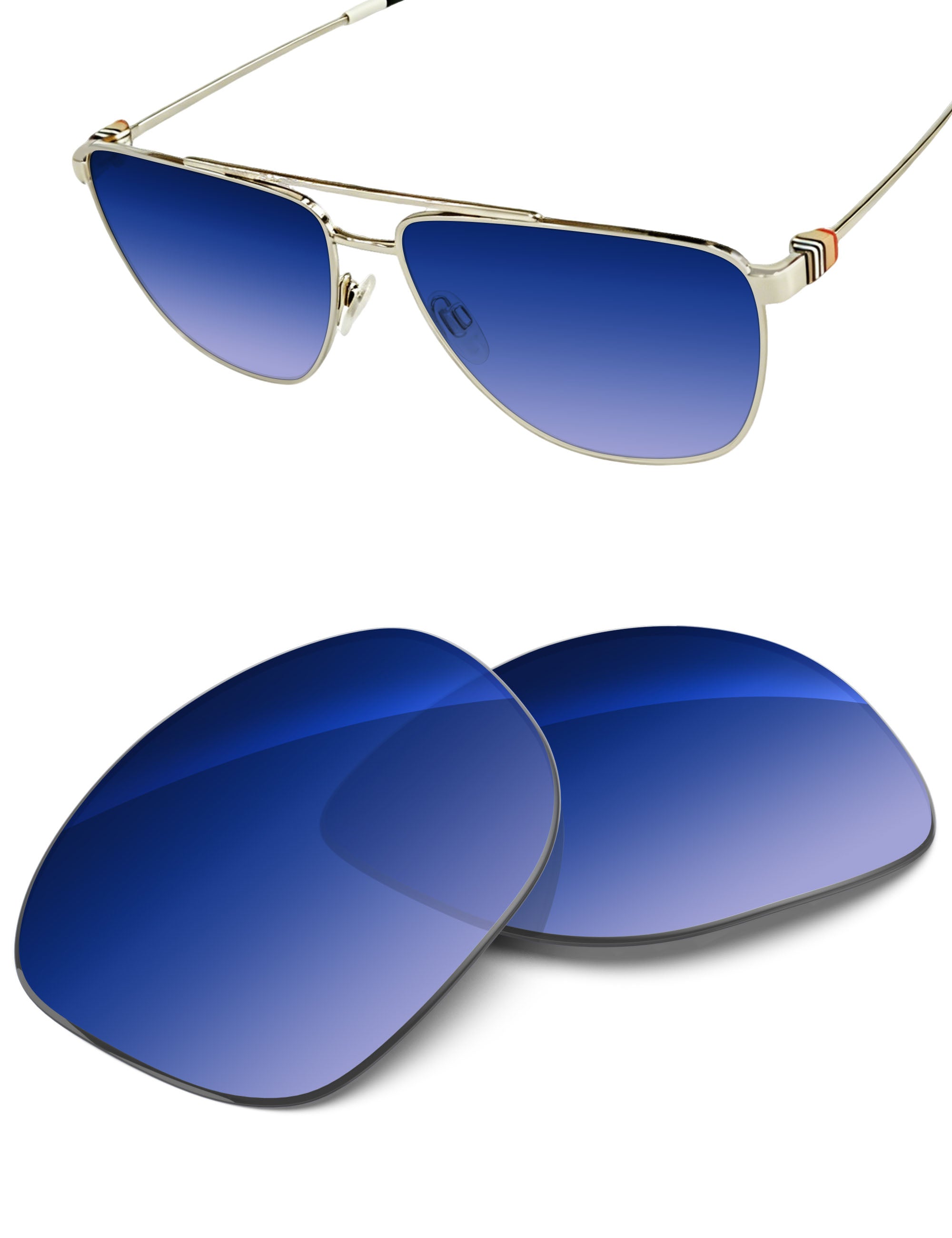 Aqua Blue Gradient-Non-Polarized