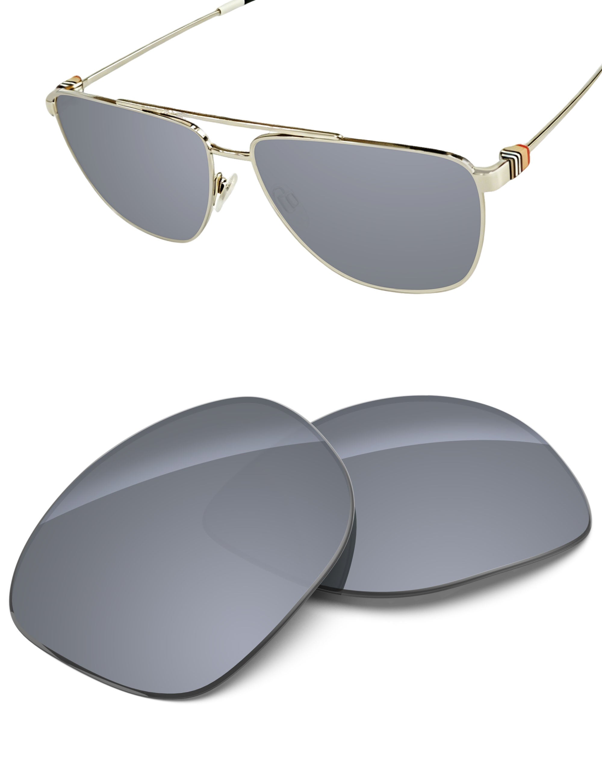 Silver Metallic FlashMirror™-Non-Polarized