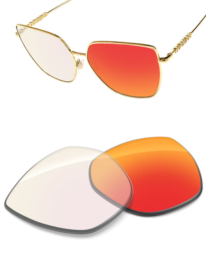 Fire Red FlashMirror™ Photochromic-Non-Polarized
