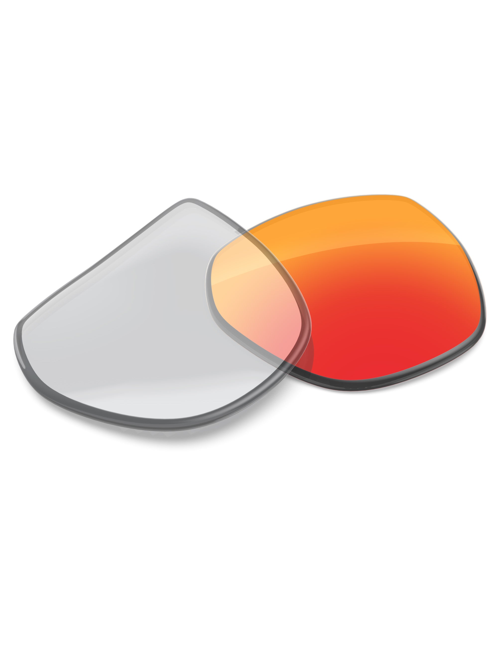 Fire Red FlashMirror™ Photochromic-Non-Polarized