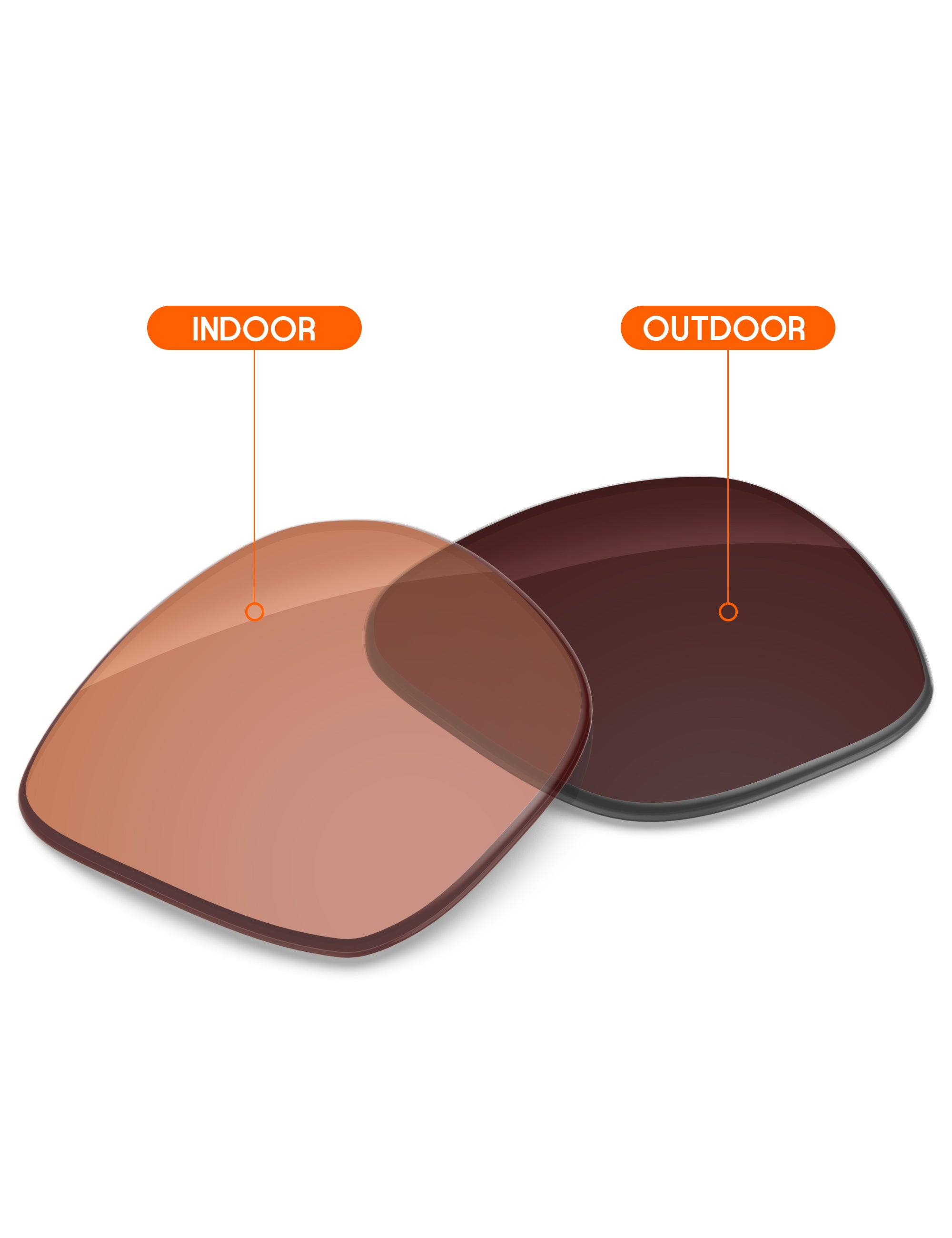 Orange Tint Photochromic-Non-Polarized