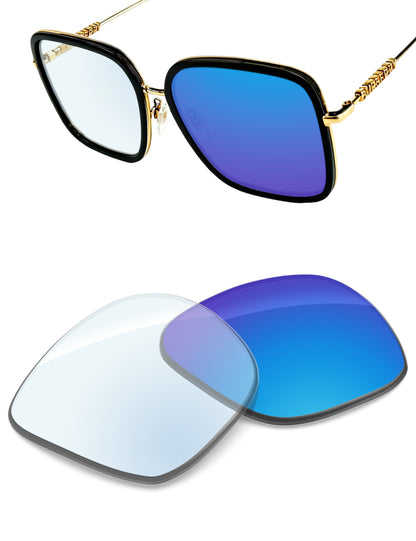 Sky Blue FlashMirror™ Photochromic-Non-Polarized
