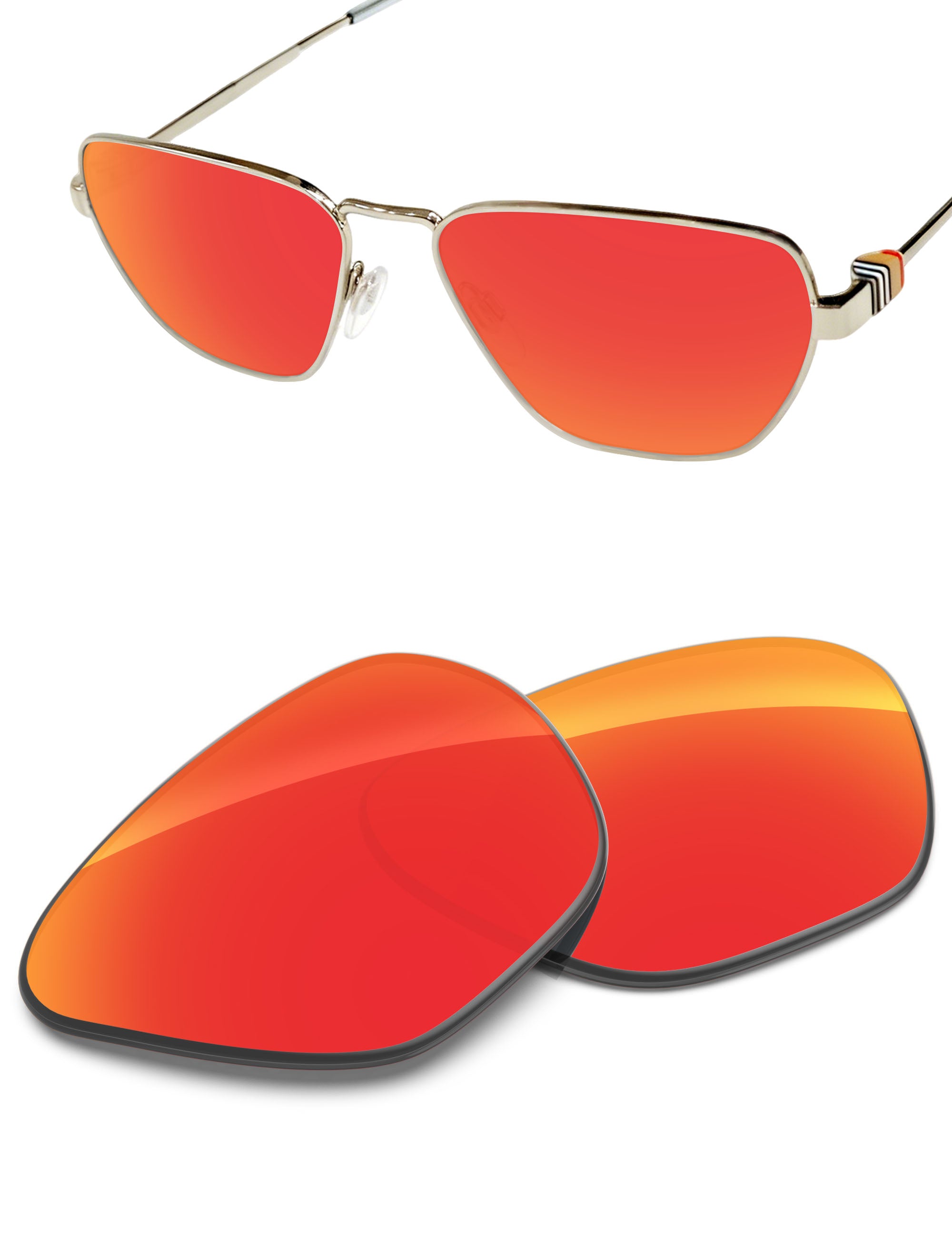 Fire Red FlashMirror™-Non-Polarized
