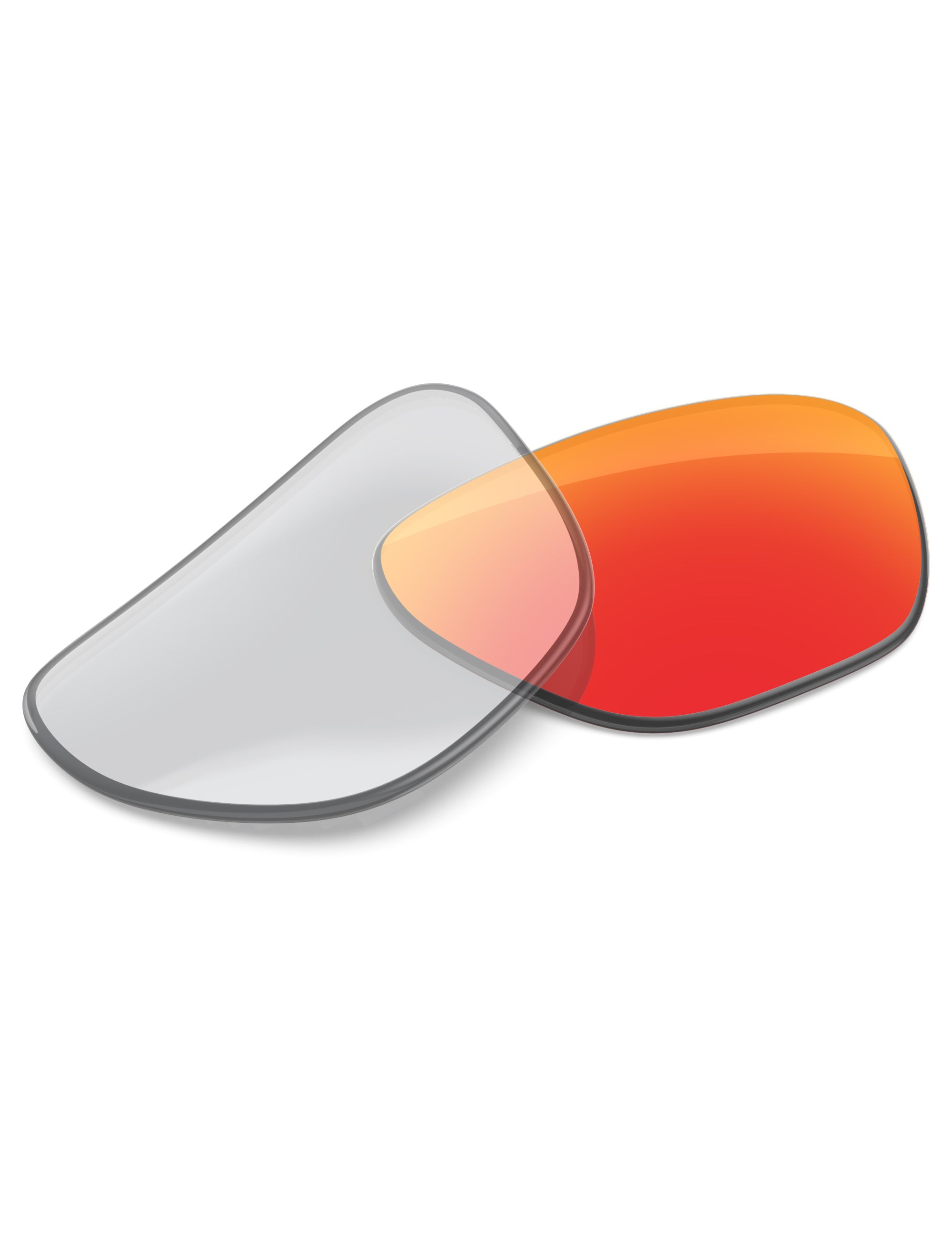 Fire Red FlashMirror™ Photochromic-Non-Polarized