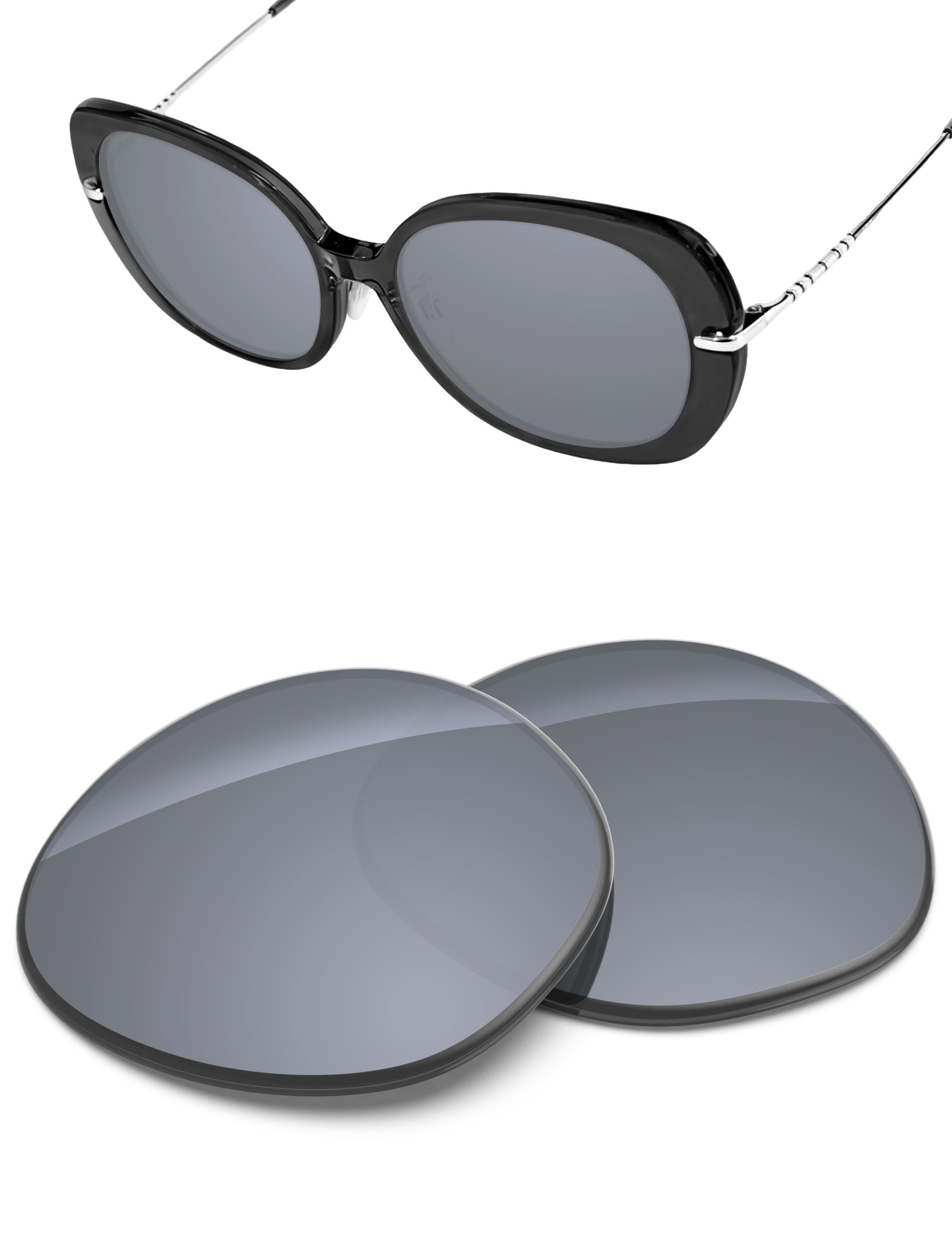 Silver Metallic FlashMirror™-Non-Polarized
