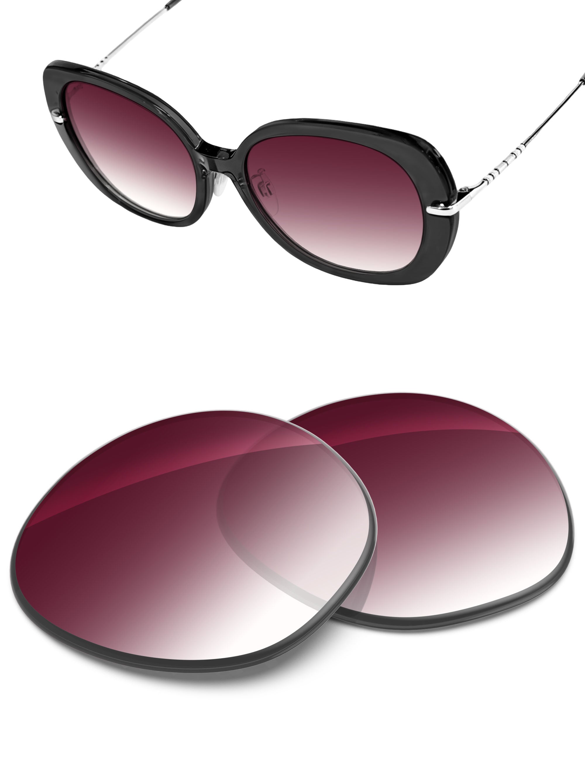 Wine Red Gradient-Non-Polarized