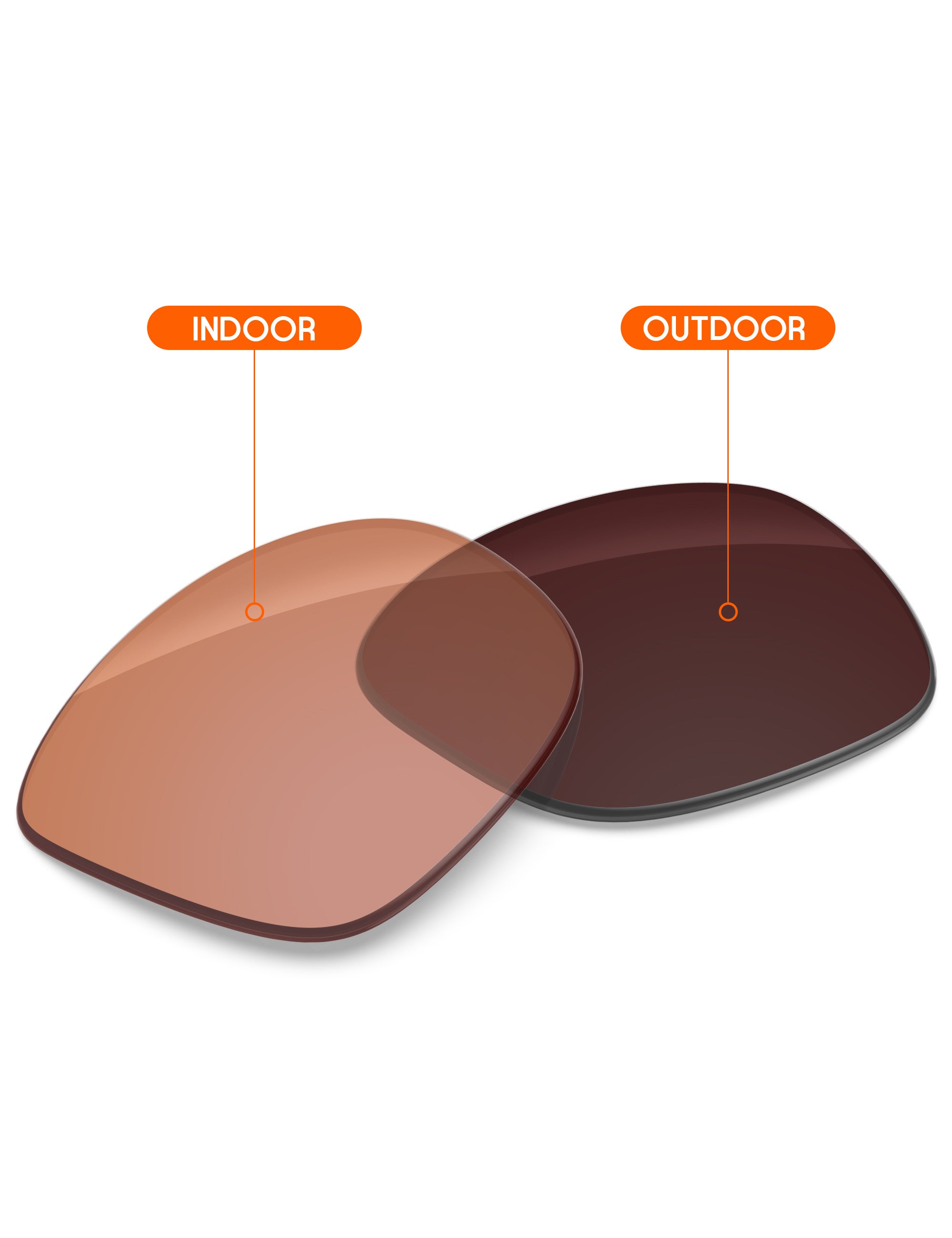 Orange Tint Photochromic-Non-Polarized