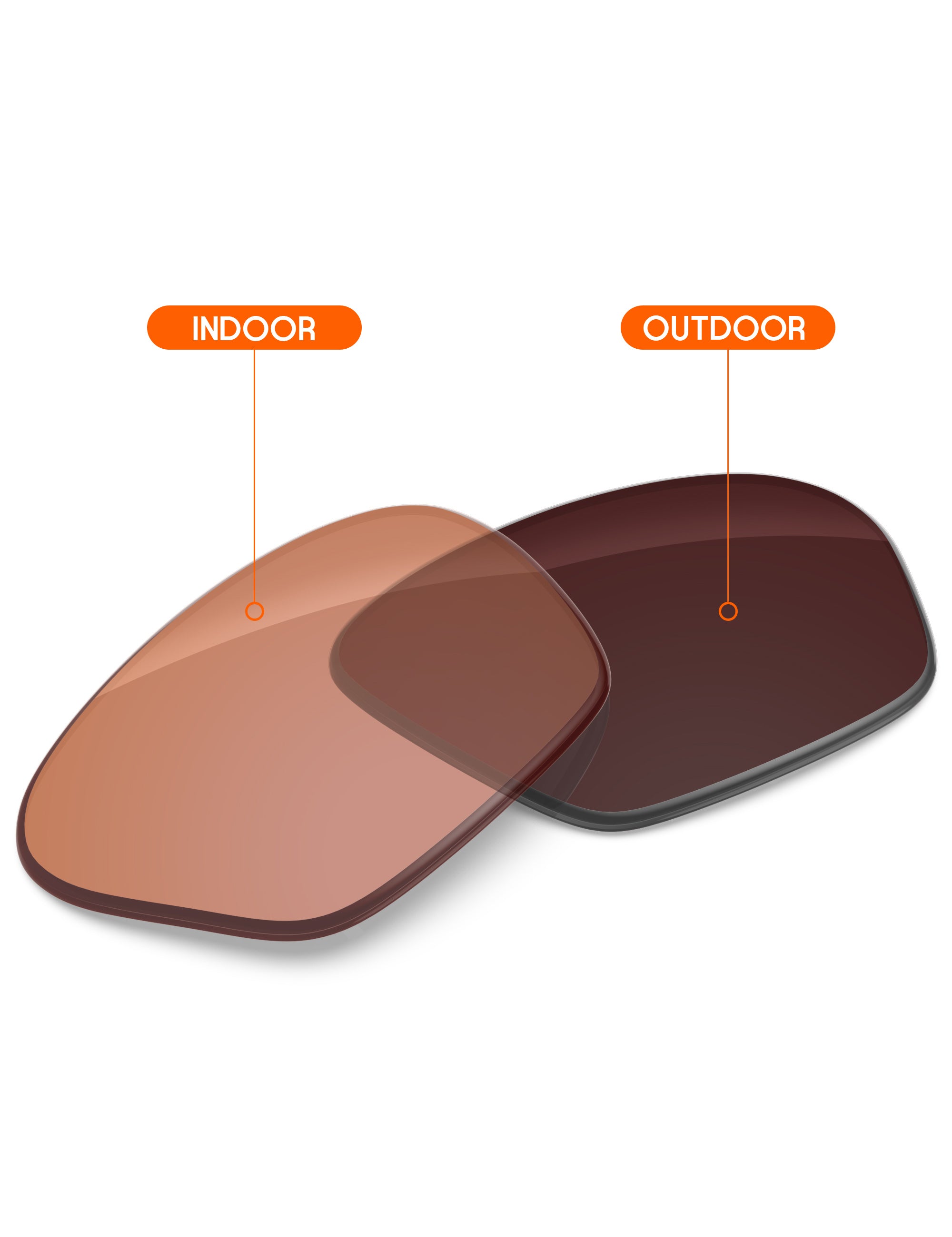 Orange Tint Photochromic-Non-Polarized