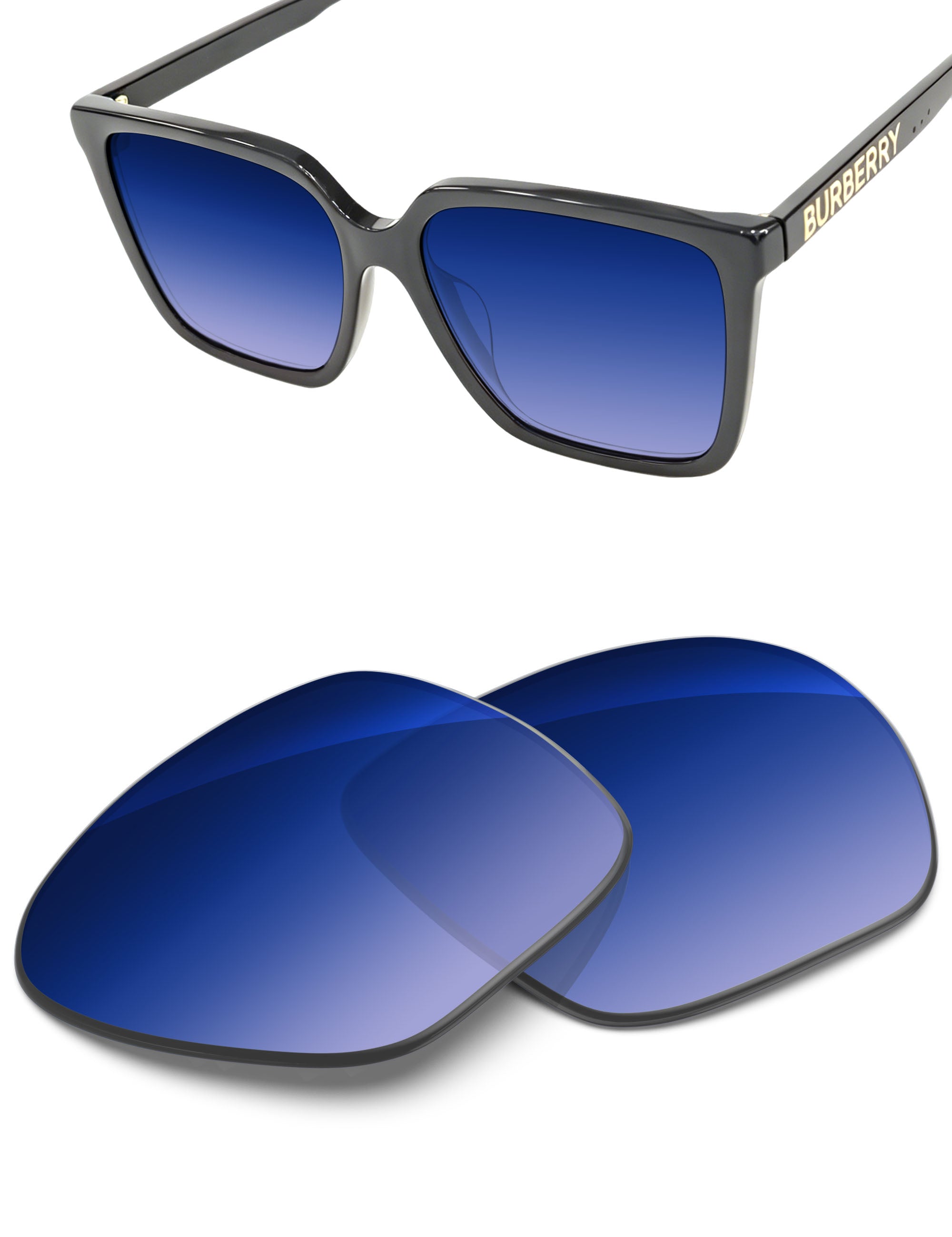 Aqua Blue Gradient-Non-Polarized