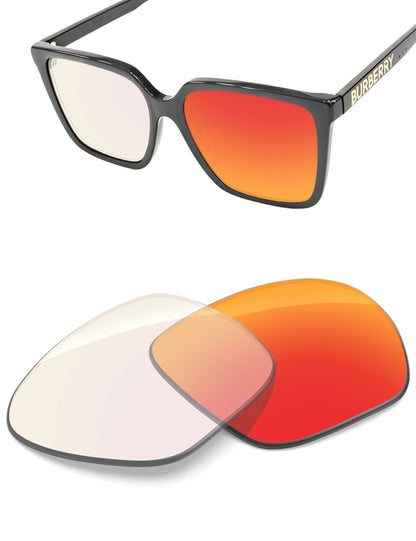 Fire Red FlashMirror™ Photochromic-Non-Polarized