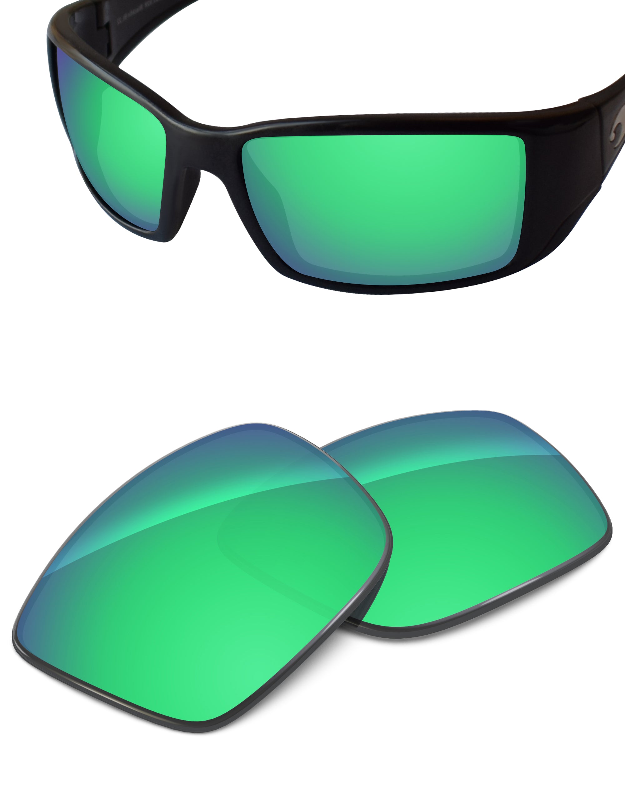 Emerald Green FlashMirror™-Non-Polarized